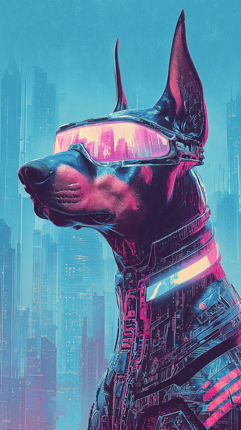 fond d'écran Doberman téléphone Google gratuit