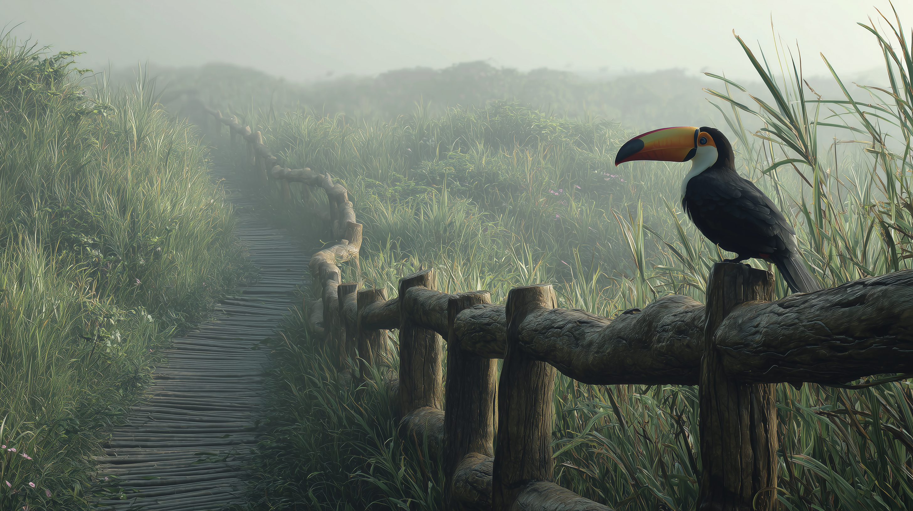 fond d'écran Toucan pour pc téléchargement gratuit