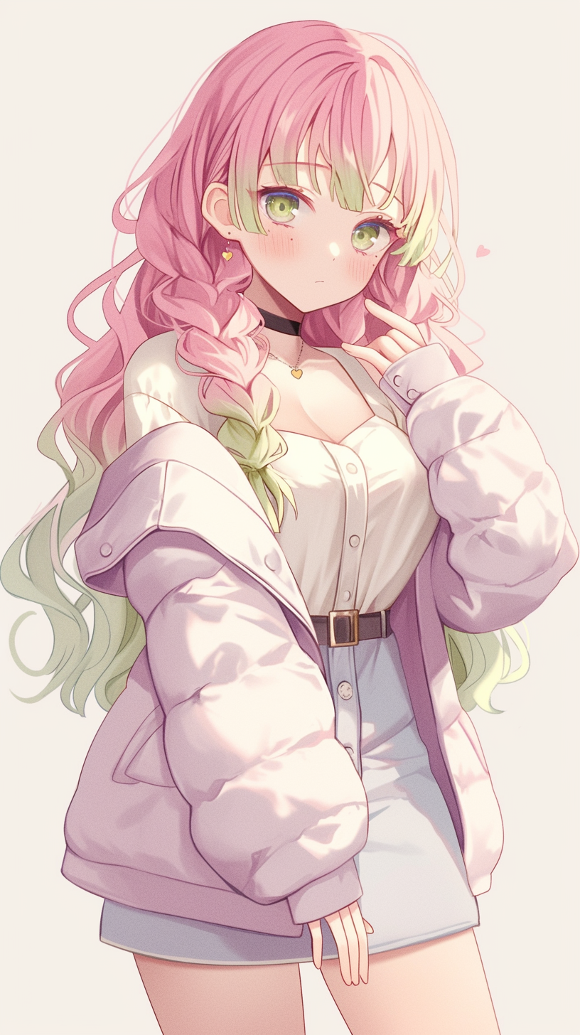 fond d'écran Mitsuri Kanroji gratuit pour téléphone portable télécharger haute qualité