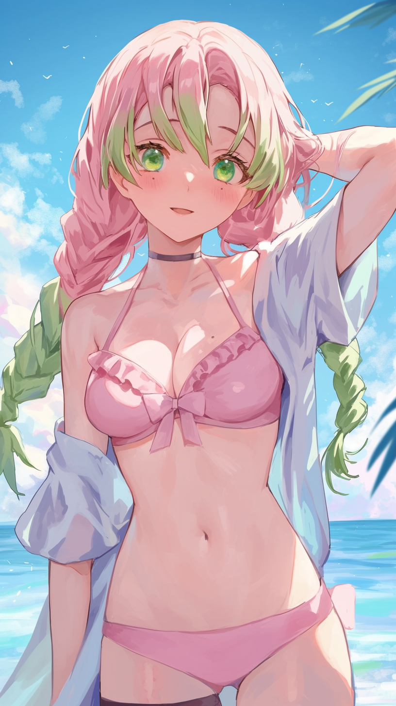 fond d'écran Mitsuri Kanroji téléphone samsung gratuit télécharger gratuit