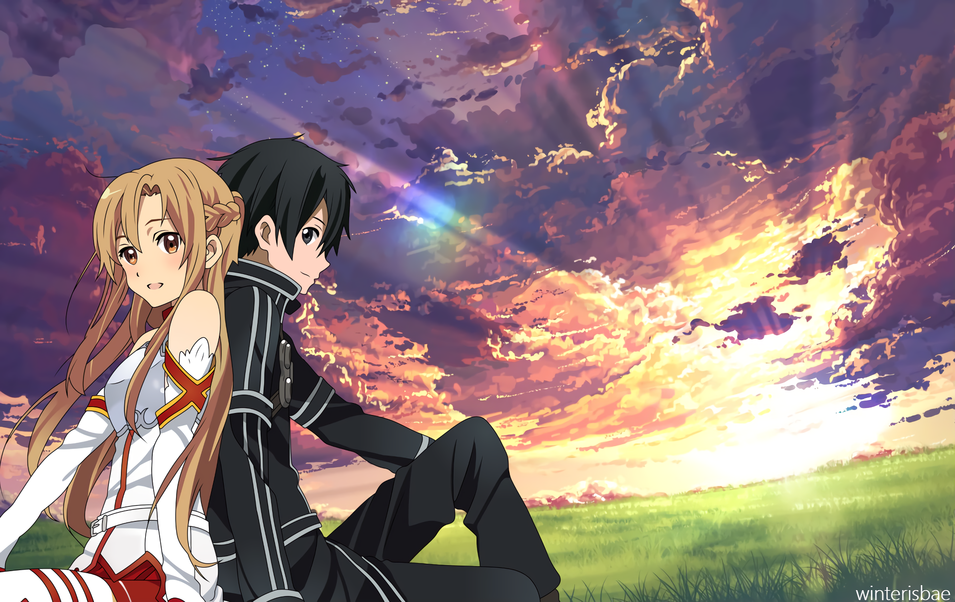 fond d'écran Sword Art Online windows 10 4k téléchargement gratuit