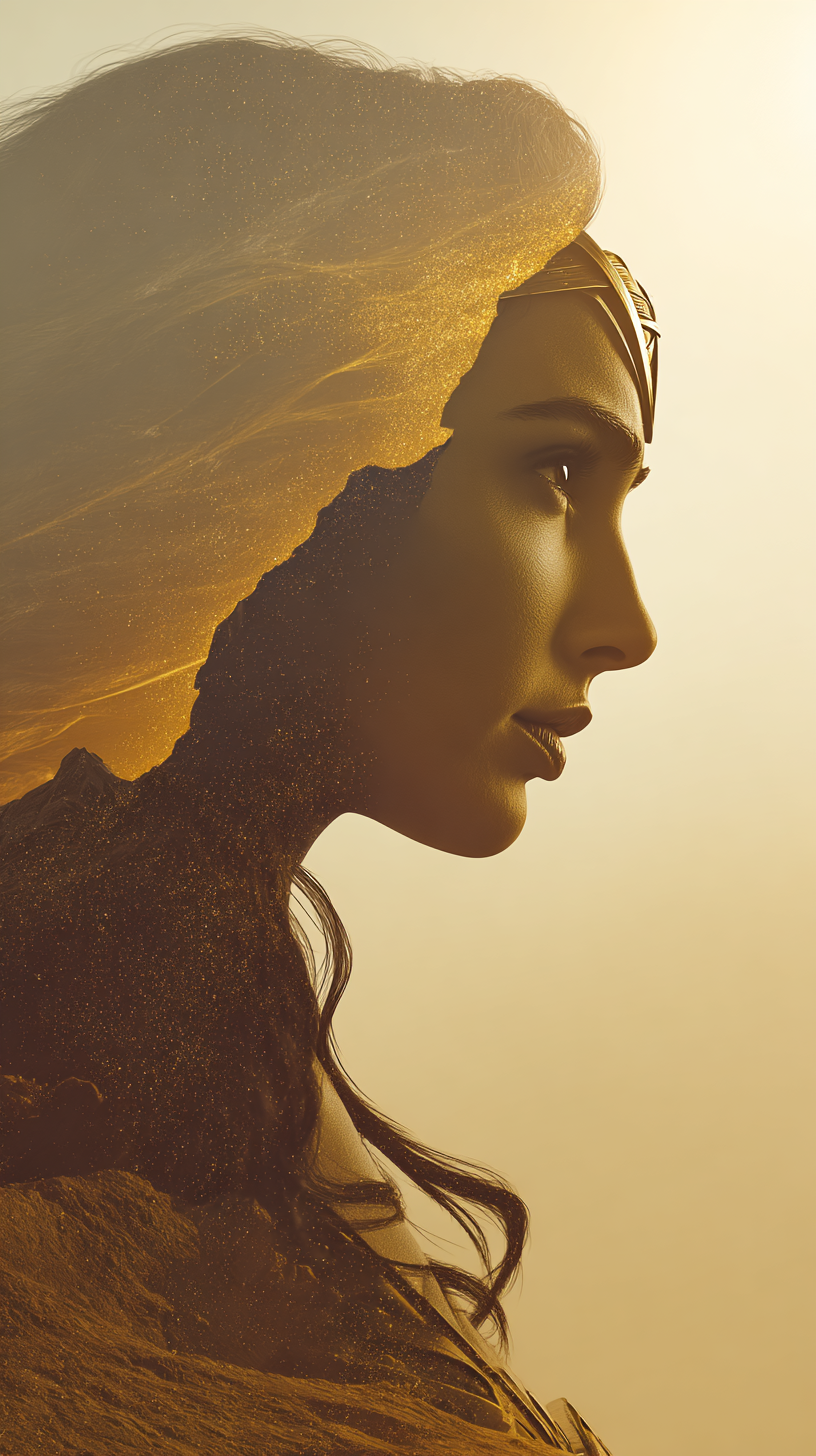 fond d'écran Double exposition iphone 16 pro gratuit