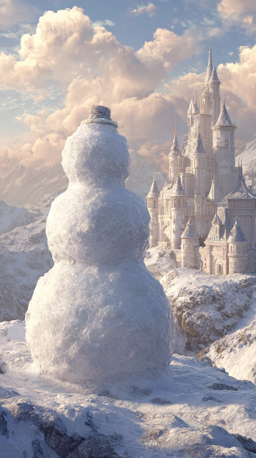 fond d'écran Bonhomme de neige updated iphone 15 4k télécharger gratuit