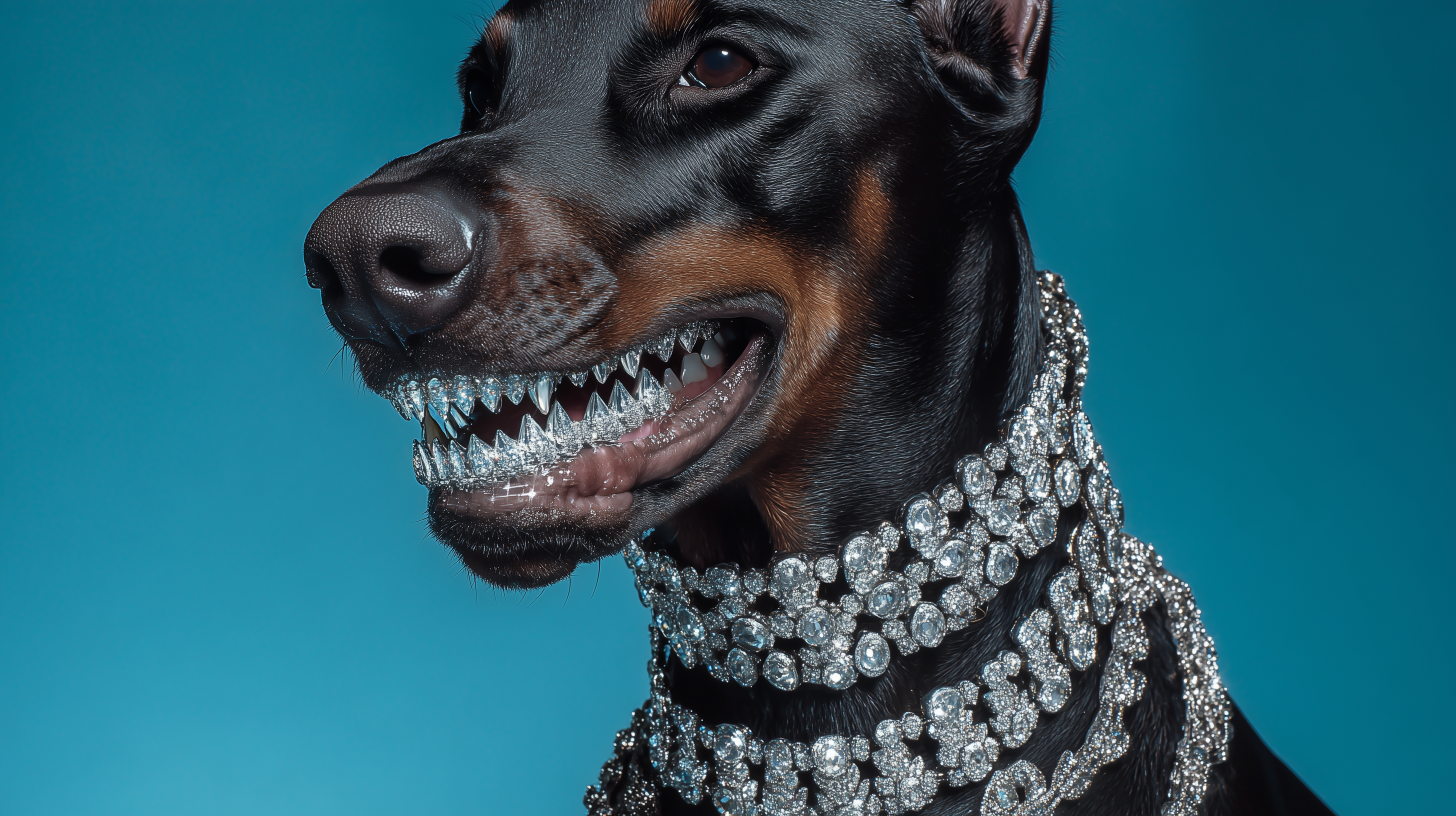 fond d'écran Doberman windows 11 téléchargement gratuit