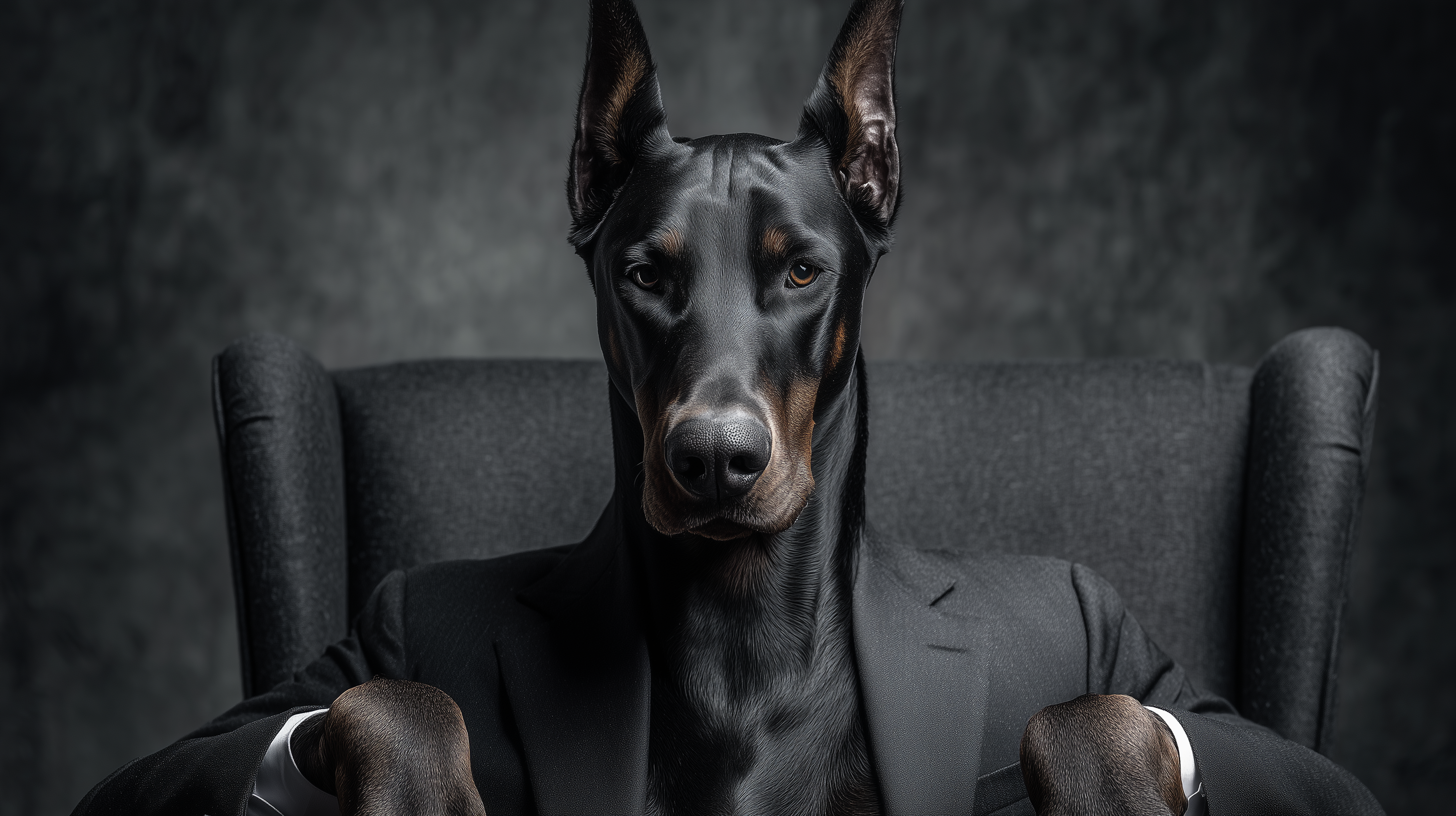 fond d'écran Doberman 1920x1080 téléchargement gratuit