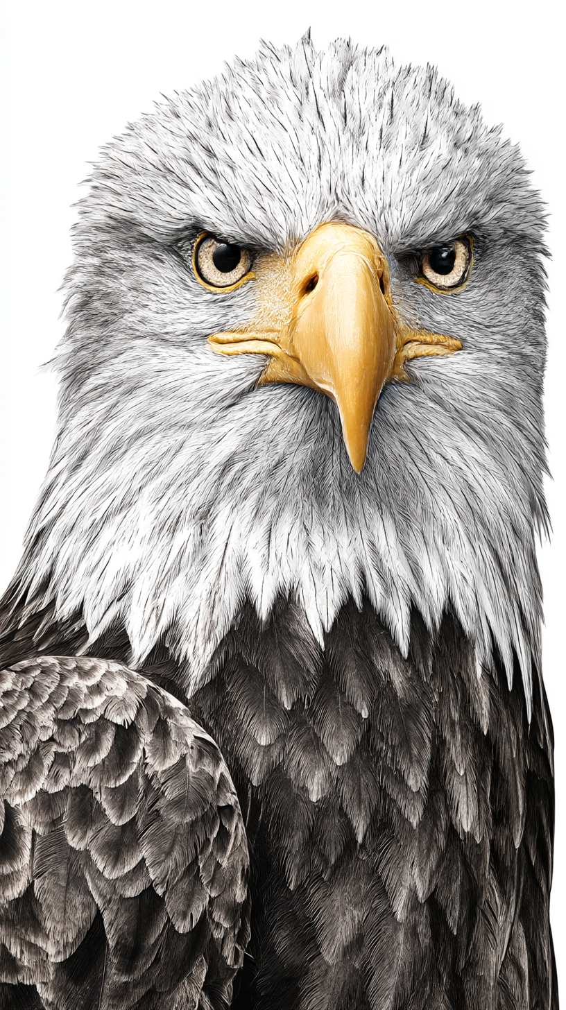 fond d'écran Pygargue à tête blanche iphone 15 gratuit