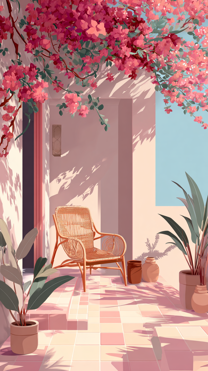 iphone fond d'écran Bougainvillea télécharger gratuit