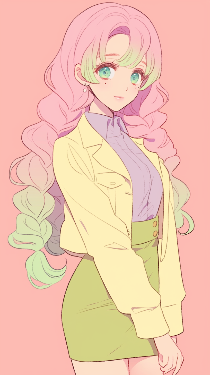 fond d'écran Mitsuri Kanroji pour tablette android gratuit télécharger gratuit