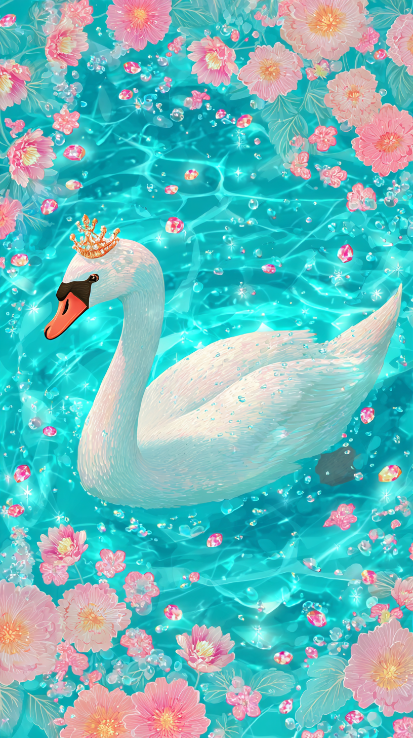 fond d'écran Cygne téléphone OnePlus télécharger gratuit