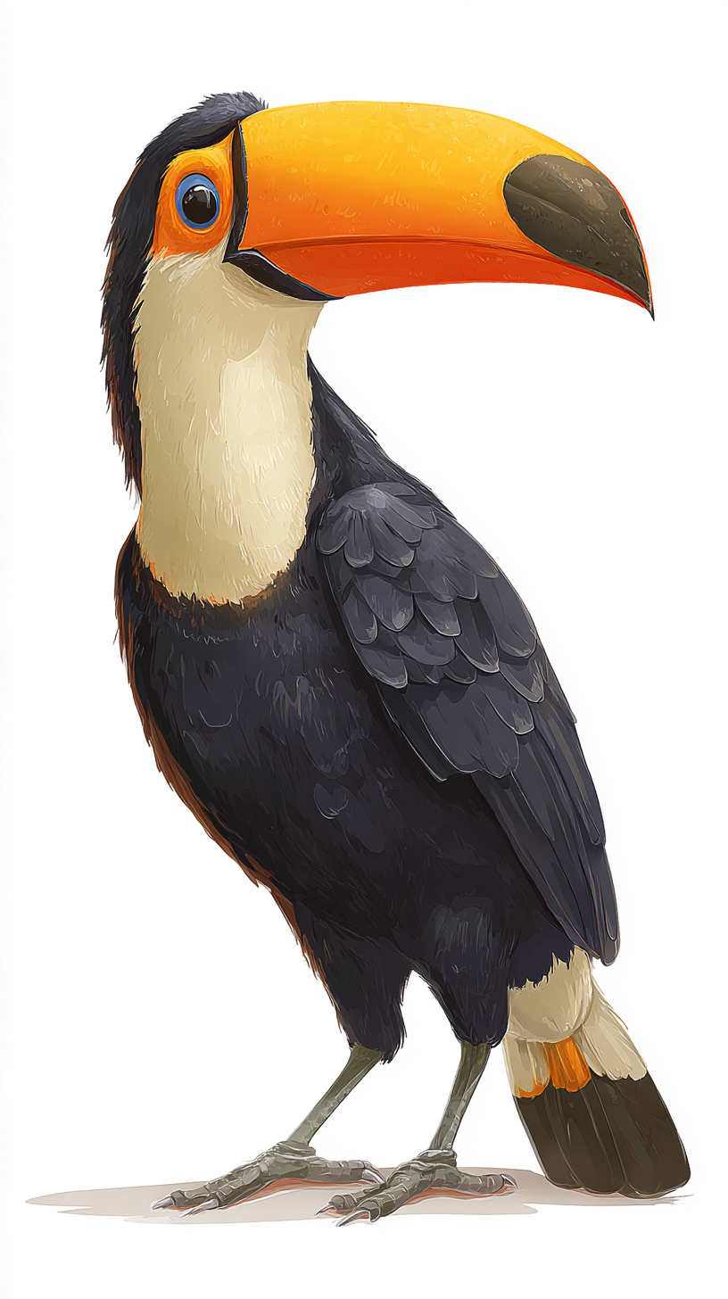 fond d'écran Toucan téléphone Realme télécharger gratuit