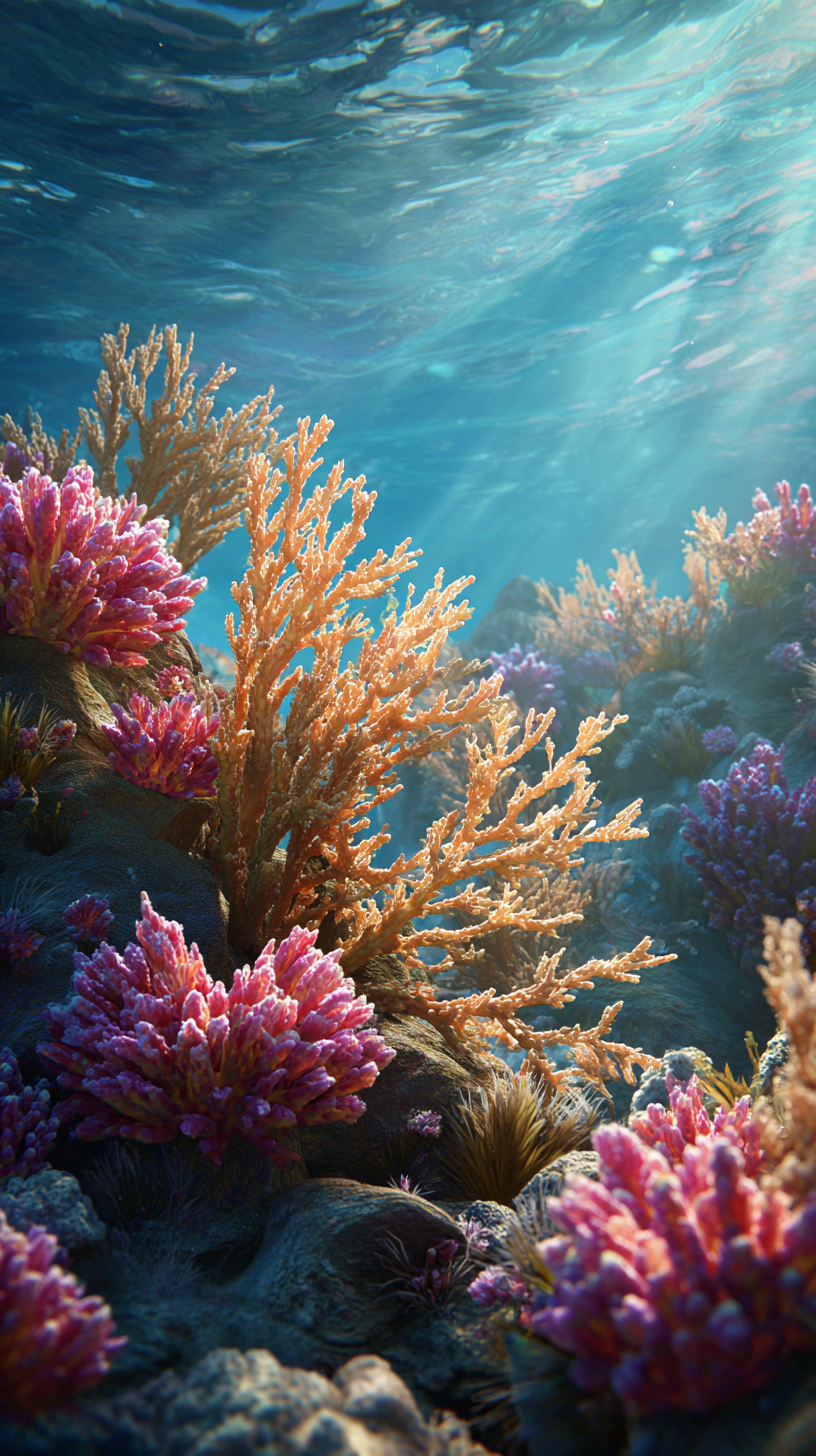 fond d'écran recif corail iphone gratuit