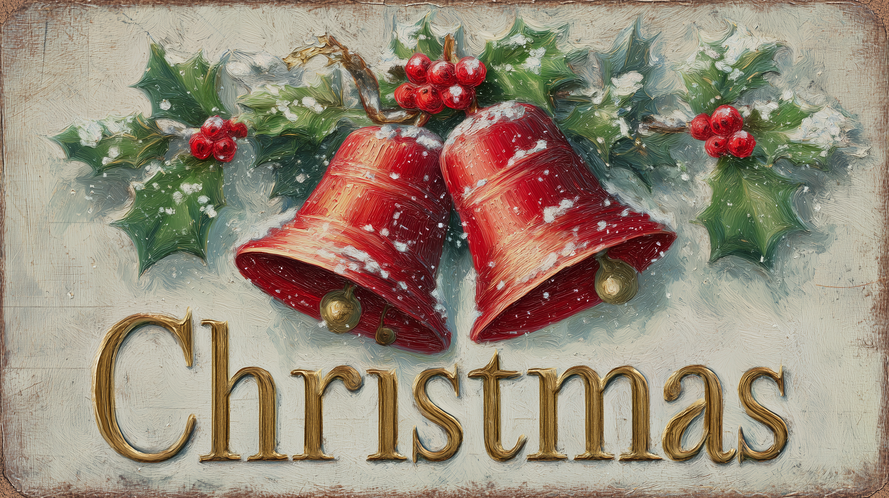 fond d'écran Cloches de Noël 4k windows téléchargement gratuit