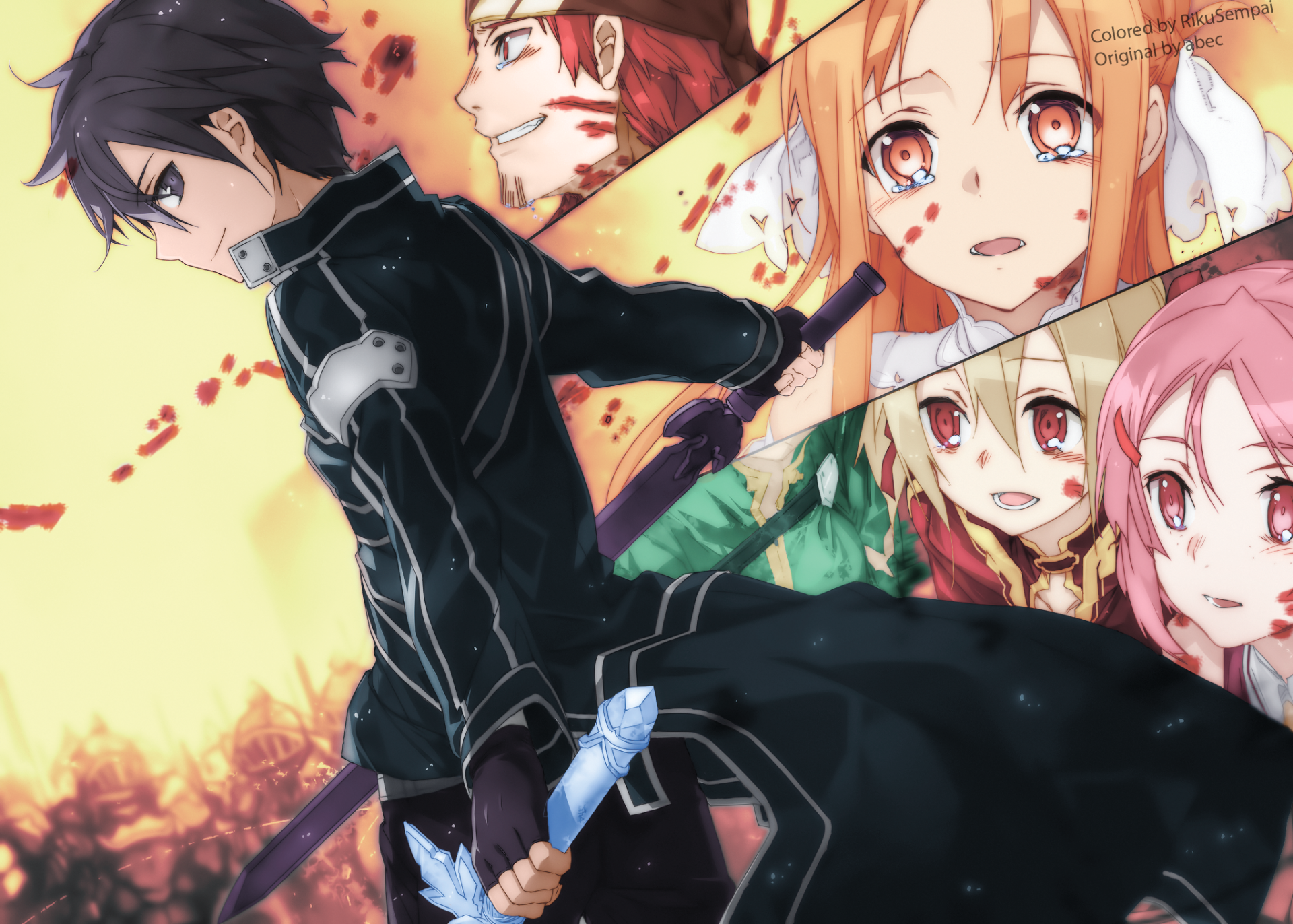 fond d'écran Sword Art Online mac 4k téléchargement gratuit