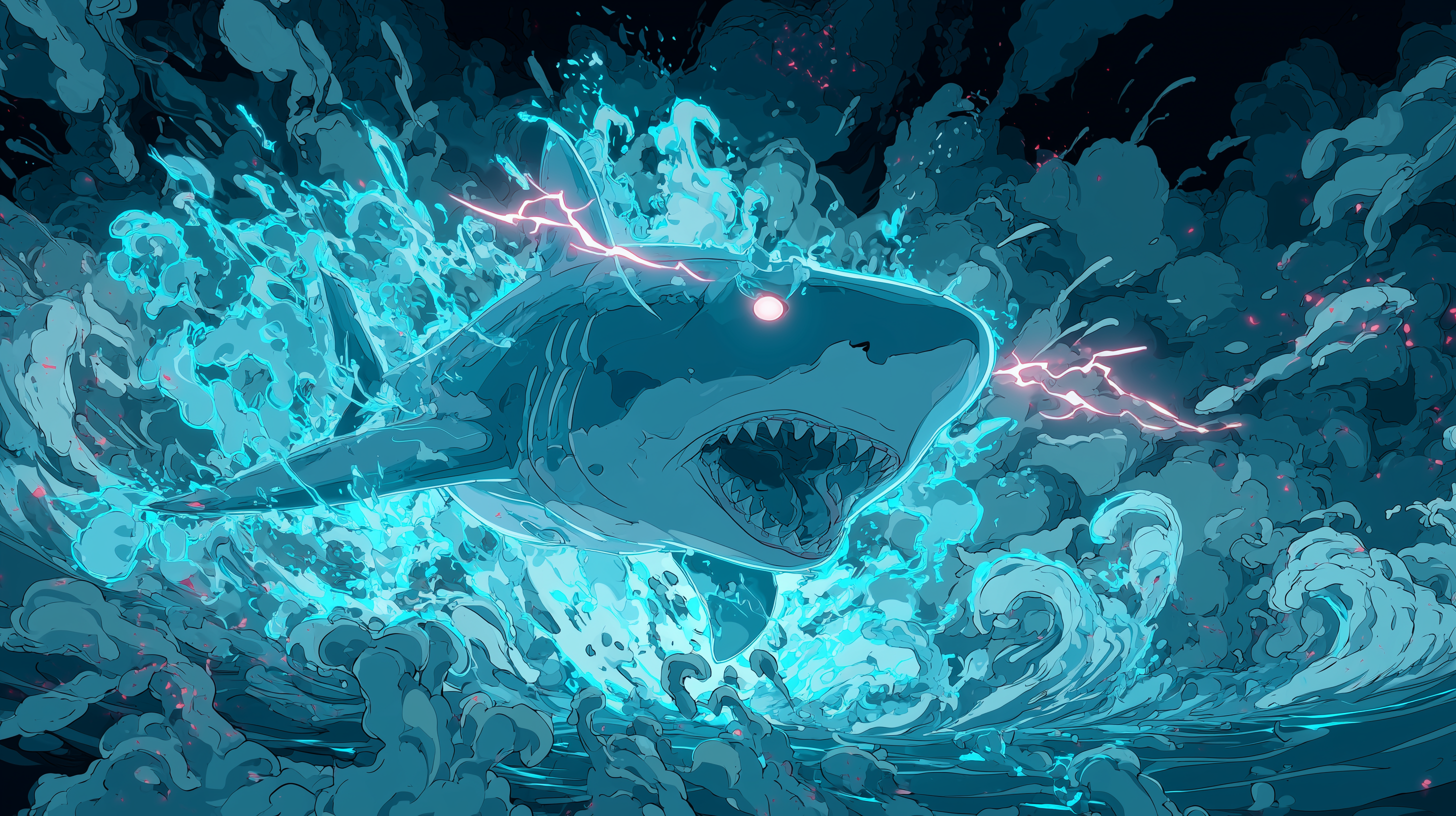 fond d'écran Requin hp 4k téléchargement gratuit