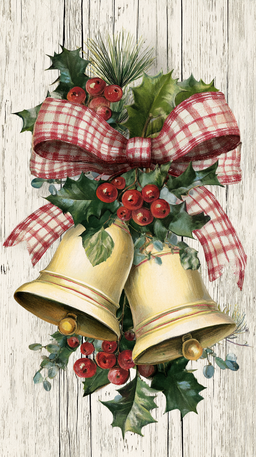 fond d'écran Cloches de Noël téléphone OnePlus gratuit