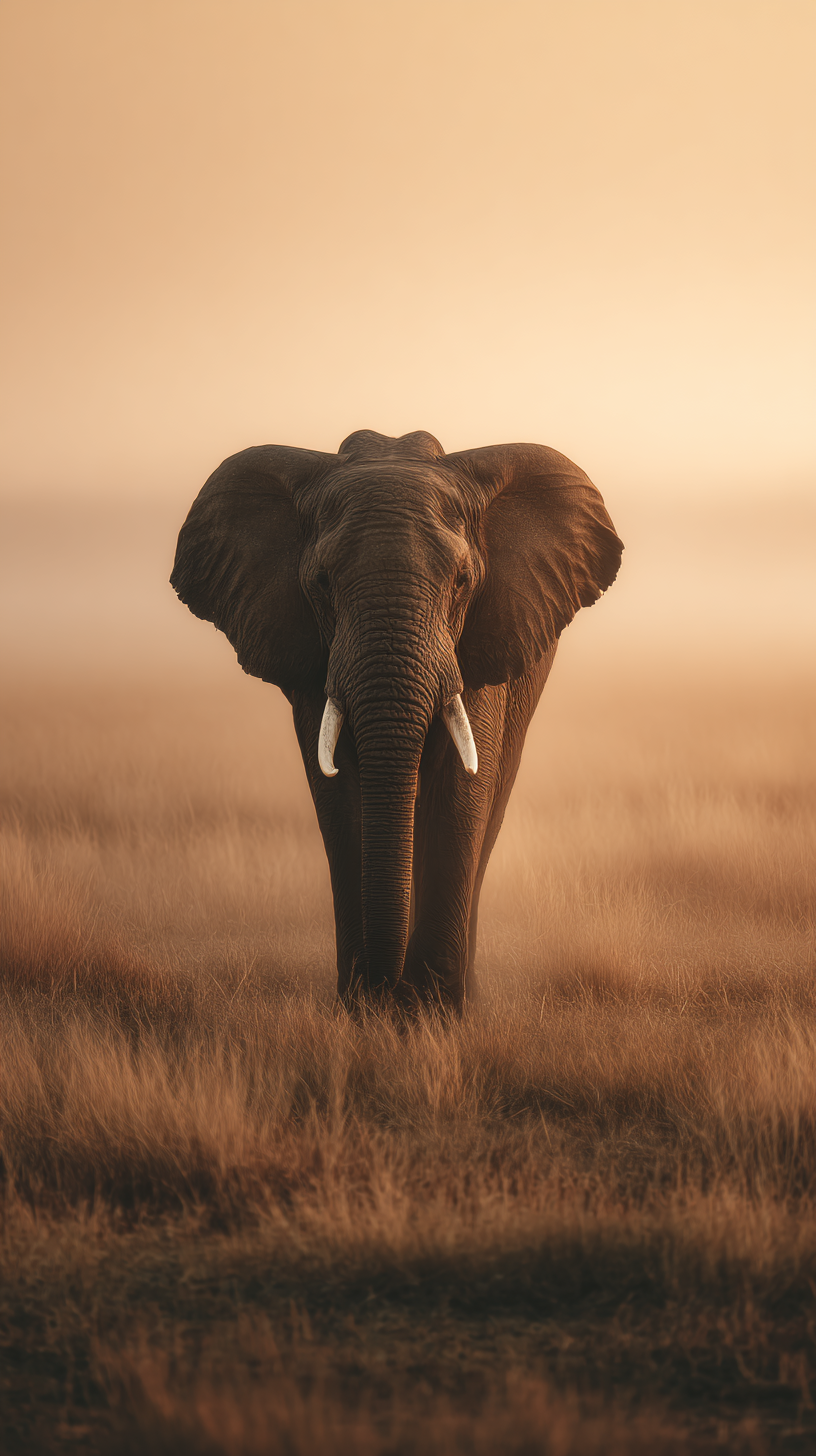 fond d'écran Éléphant iphone original gratuit