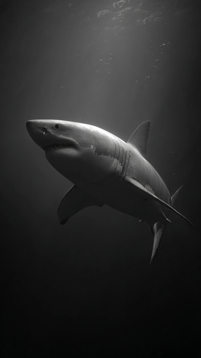 fond d'écran Requin iphone 16 pro max gratuit