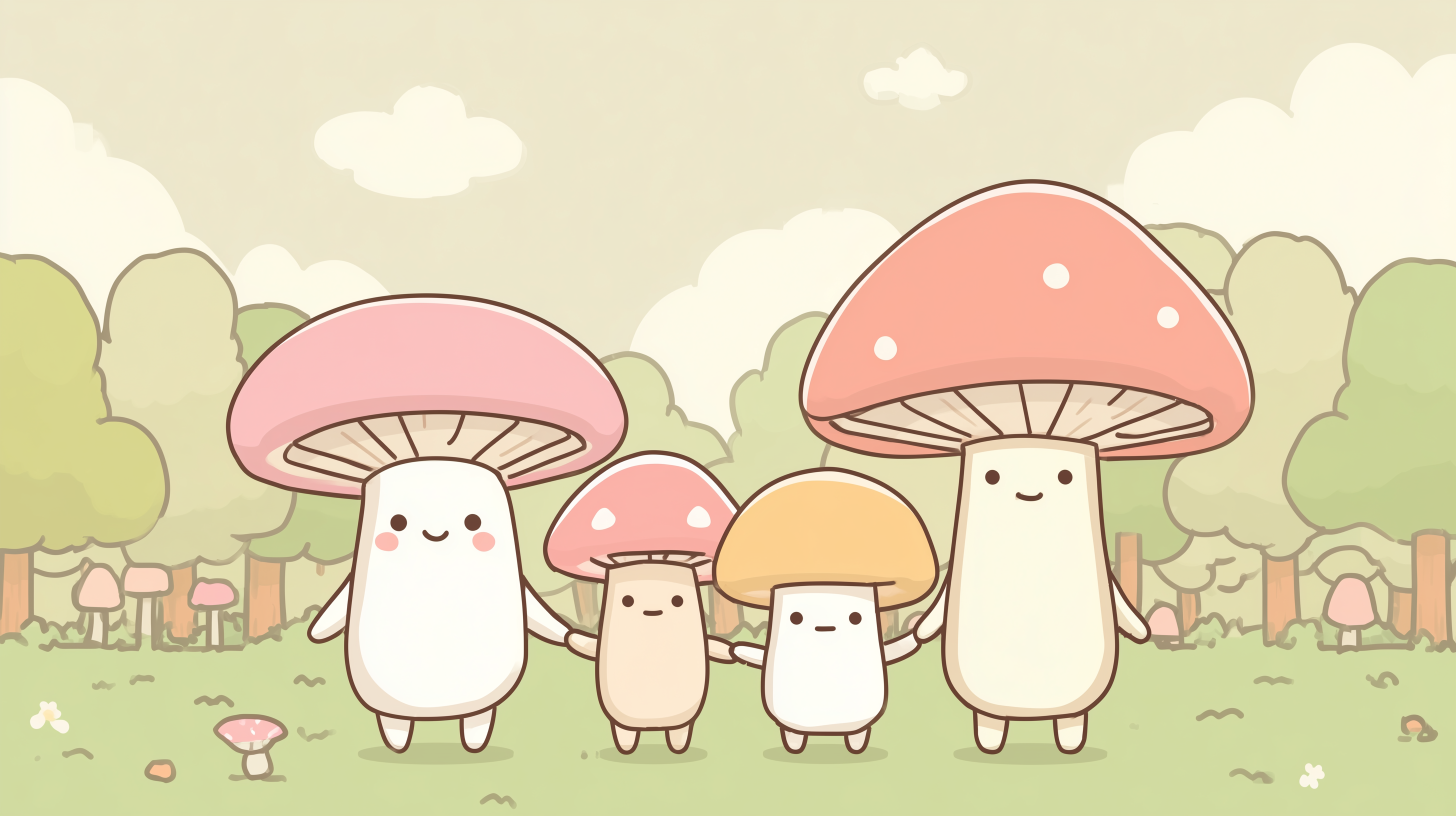 fond d'écran Champignon 1920x1080 4k téléchargement gratuit