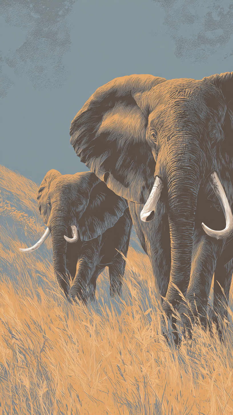 fond d'écran Éléphant téléphone Nokia gratuit