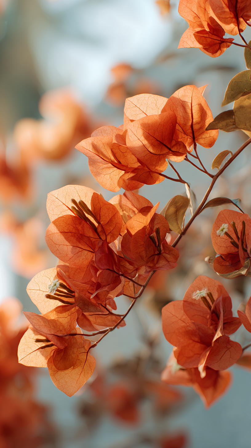 fond d'écran Bougainvillea téléphone Oppo gratuit