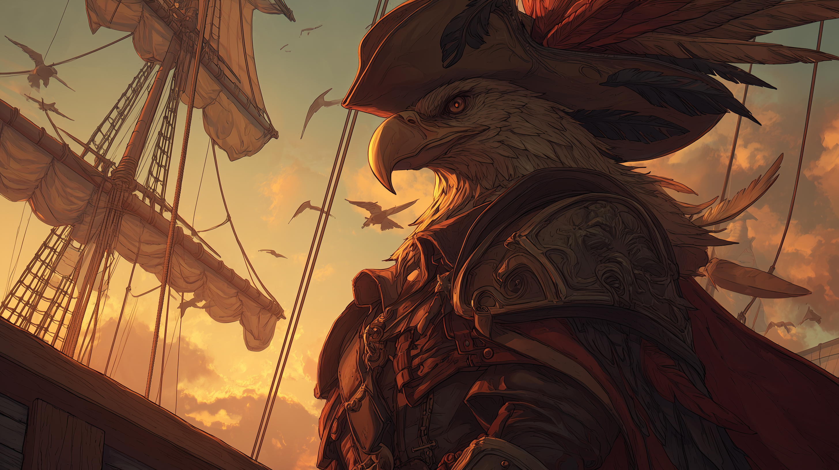 fond d'écran Pygargue à tête blanche pc 3440x1440 téléchargement gratuit