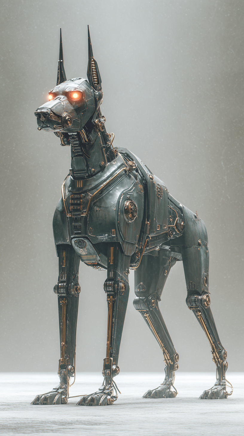 fond d'écran Doberman iphone 16 plus gratuit