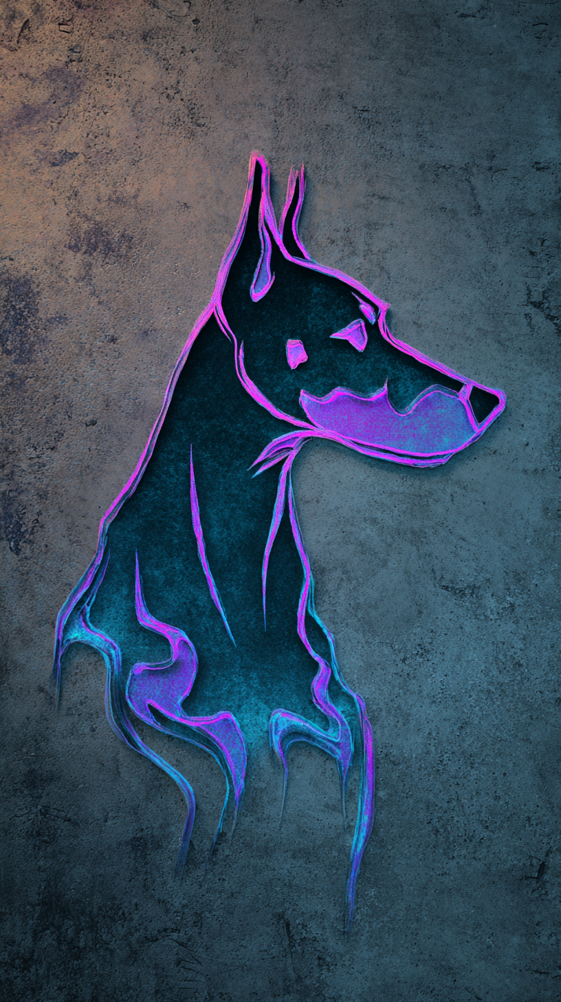 fond d'écran Doberman iphone 15 télécharger gratuit