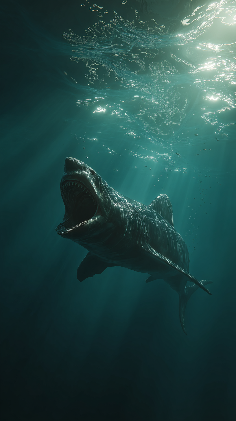 fond d'écran Requin téléphone 4k gratuit
