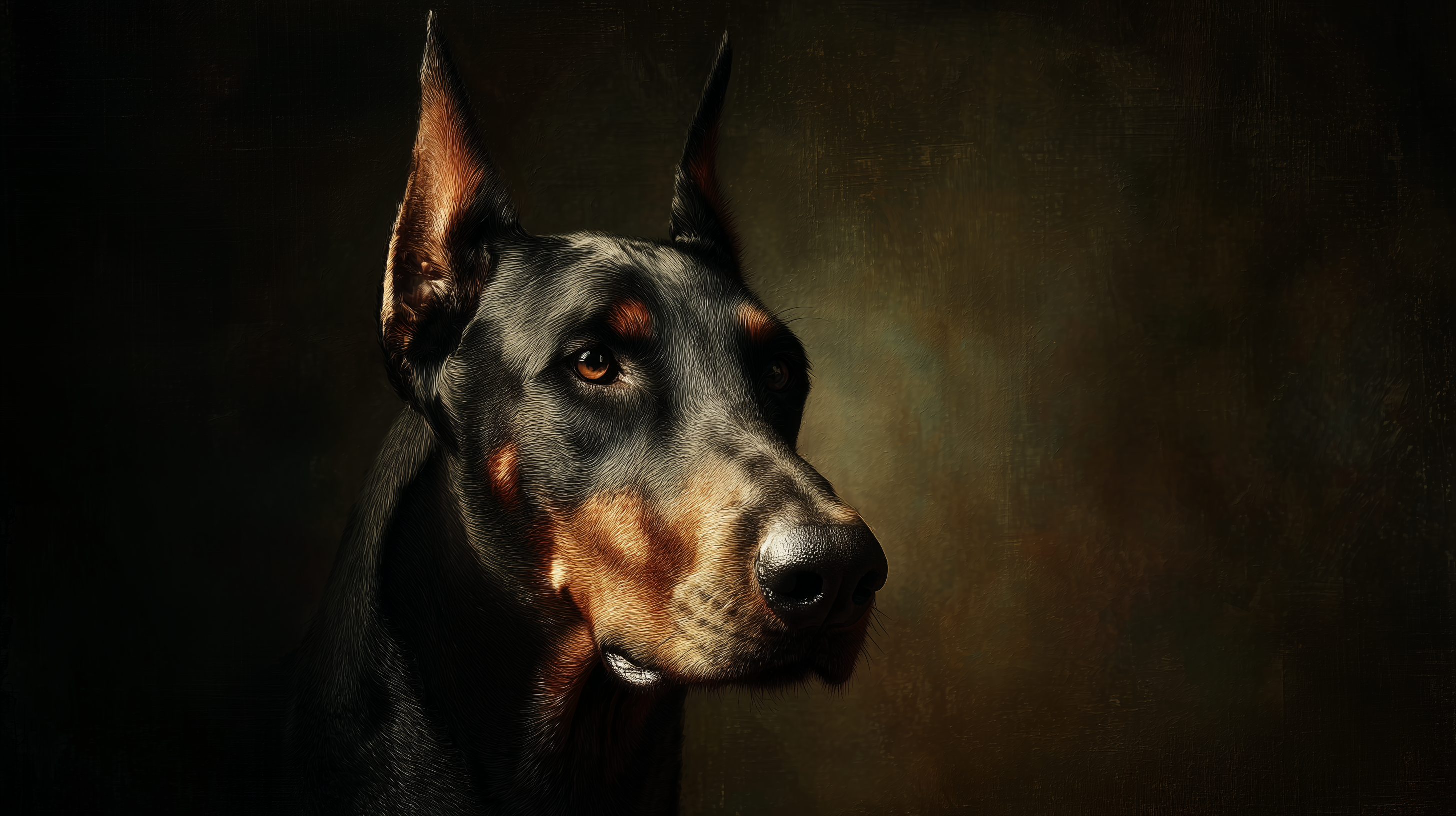 fond d'écran Doberman 1080p téléchargement gratuit