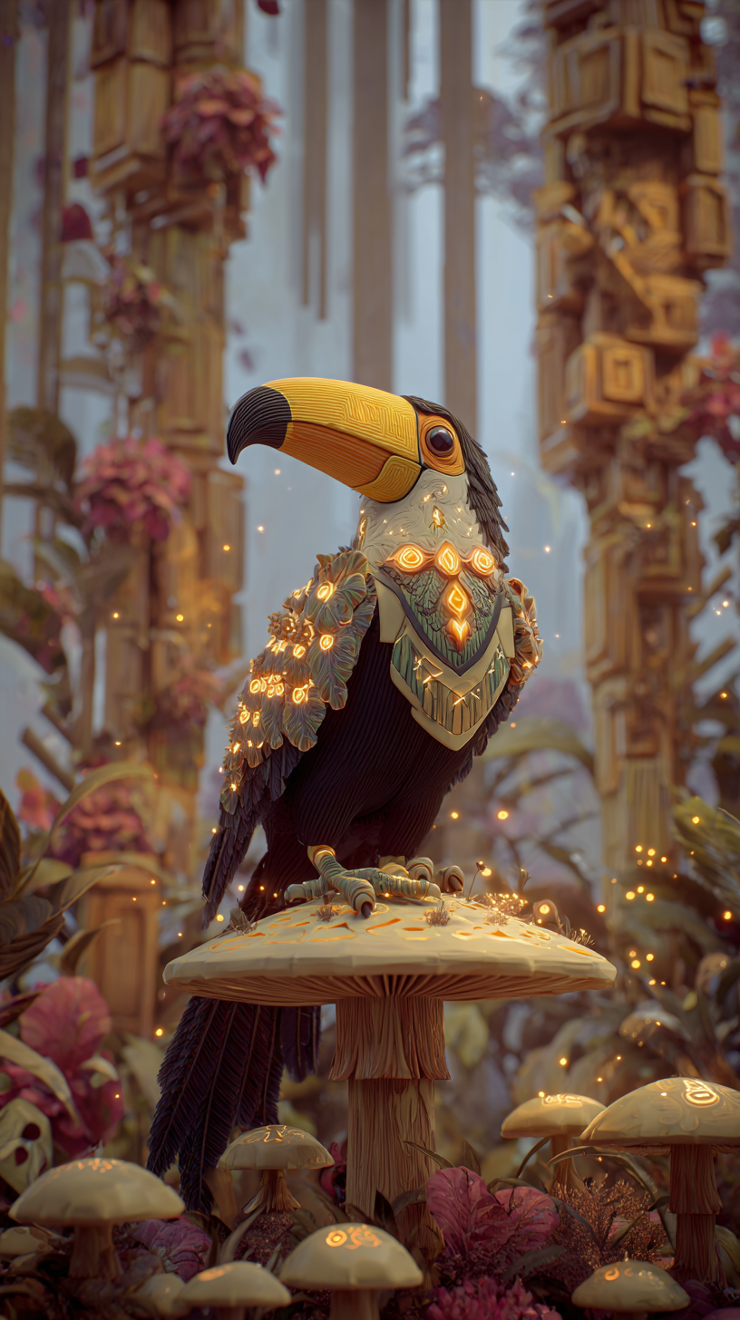 photo fond d'écran Toucan iphone gratuit