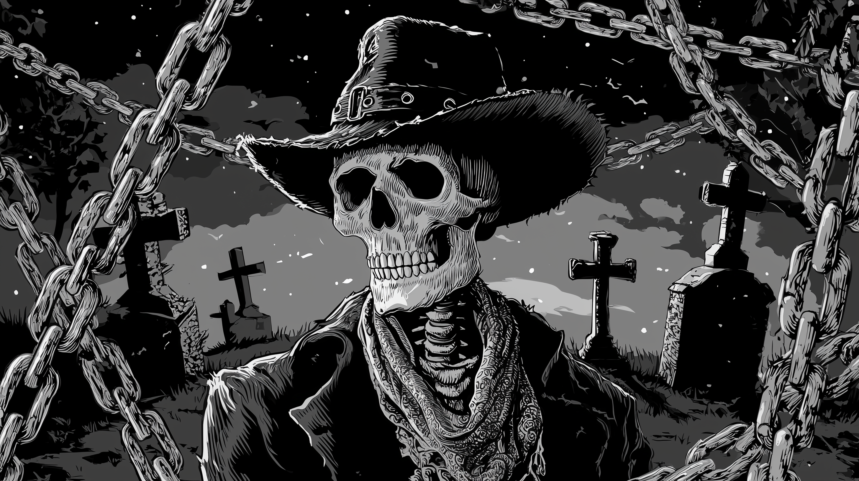 fond d'écran cowboy 4k 2560x1440 téléchargement gratuit