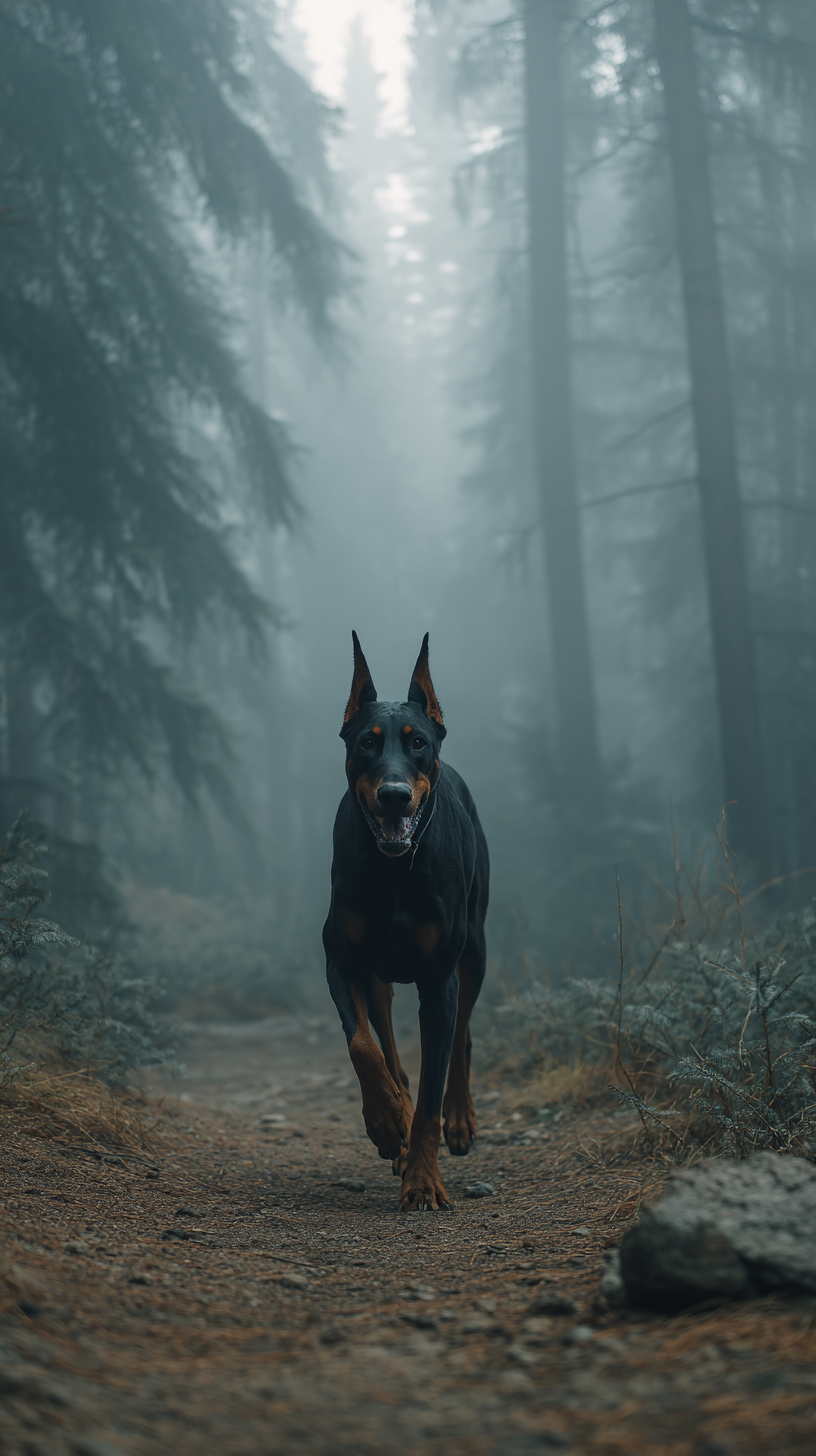 fond d'écran Doberman de téléphone télécharger gratuit