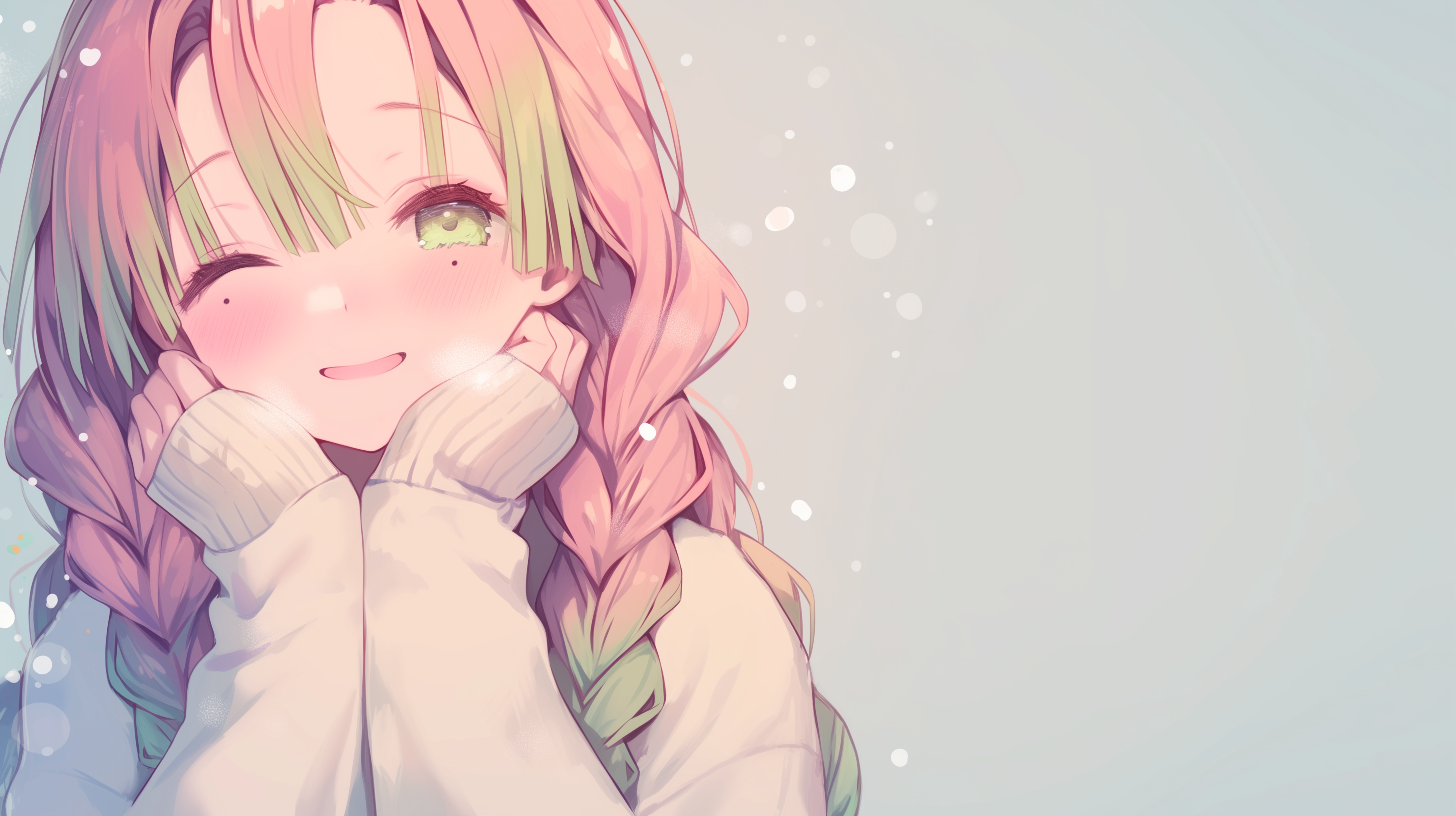 fond d'écran Mitsuri Kanroji personnalisé téléchargement gratuit