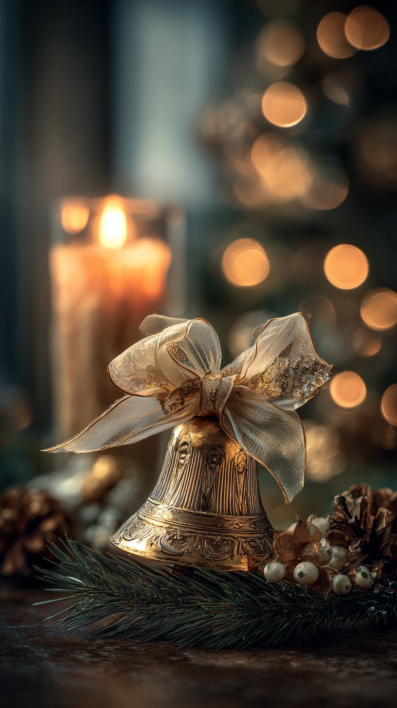 fond d'écran Cloches de Noël téléphone Asus télécharger gratuit