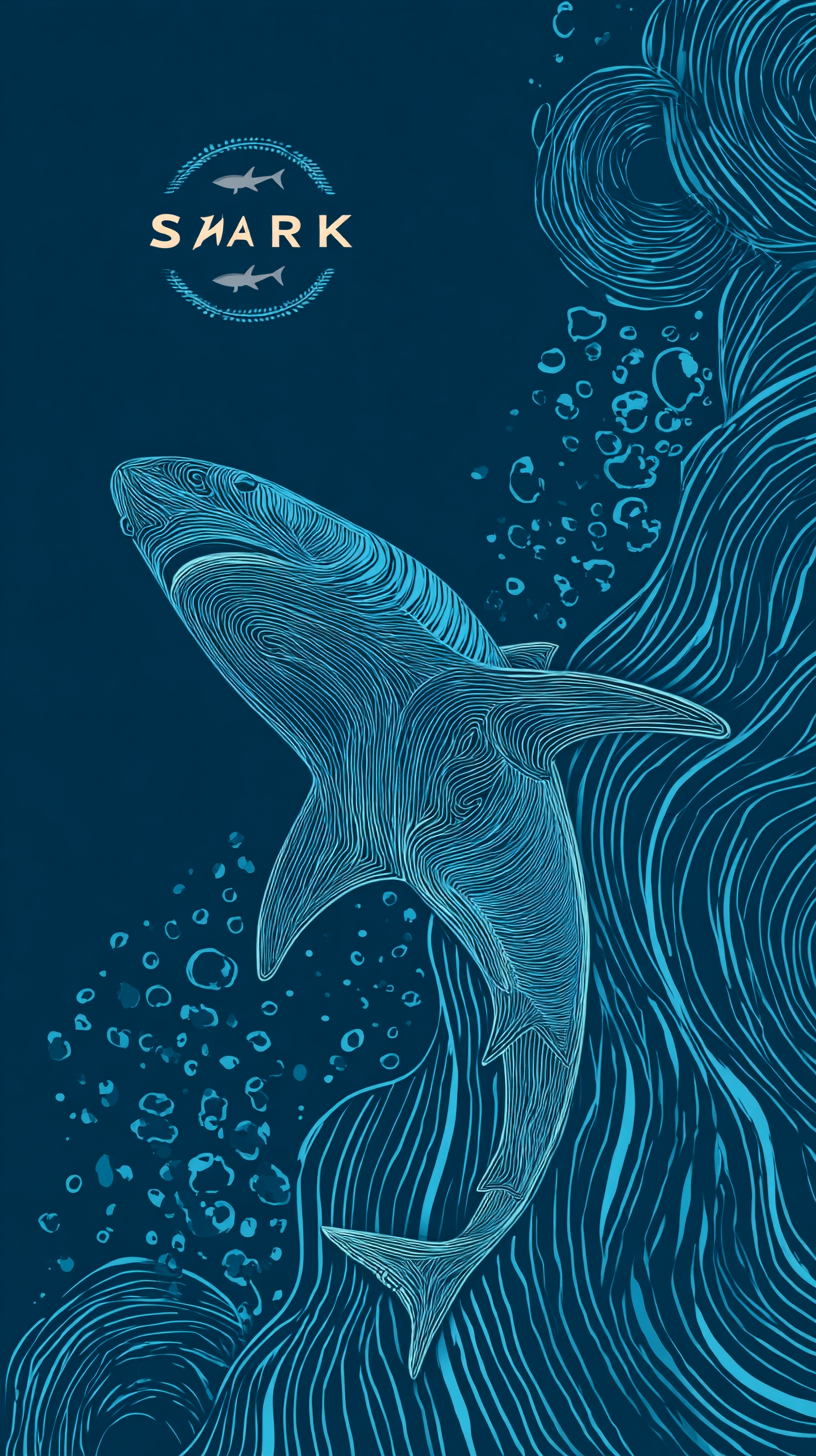 fond d'écran Requin iphone 16 télécharger gratuit