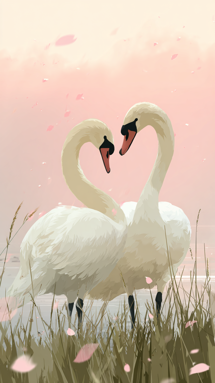 fond d'écran Cygne téléphone Sony télécharger gratuit