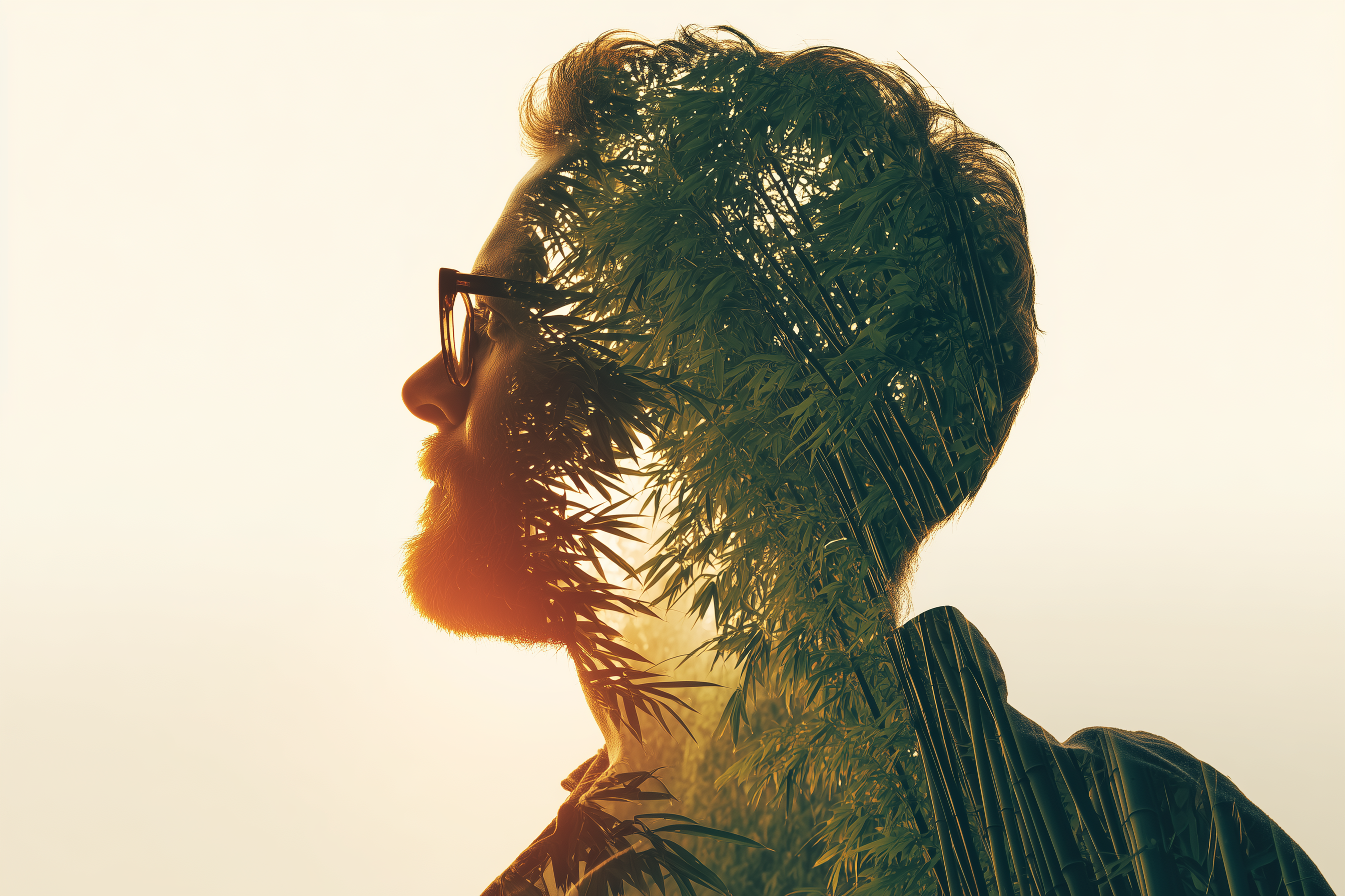 fond d'écran Double exposition pc windows 10 4k téléchargement gratuit