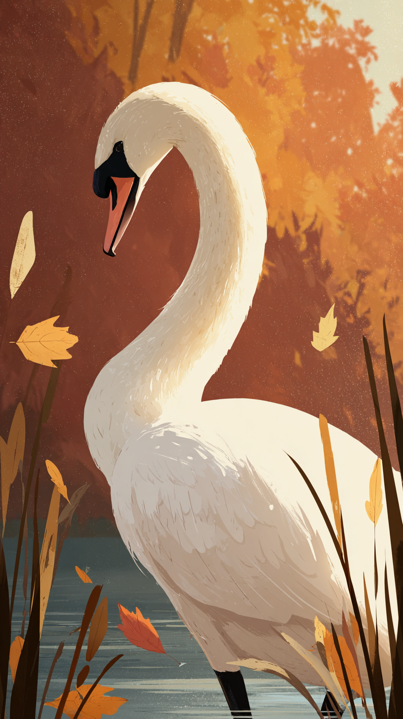 fond d'écran Cygne téléphone Motorola gratuit