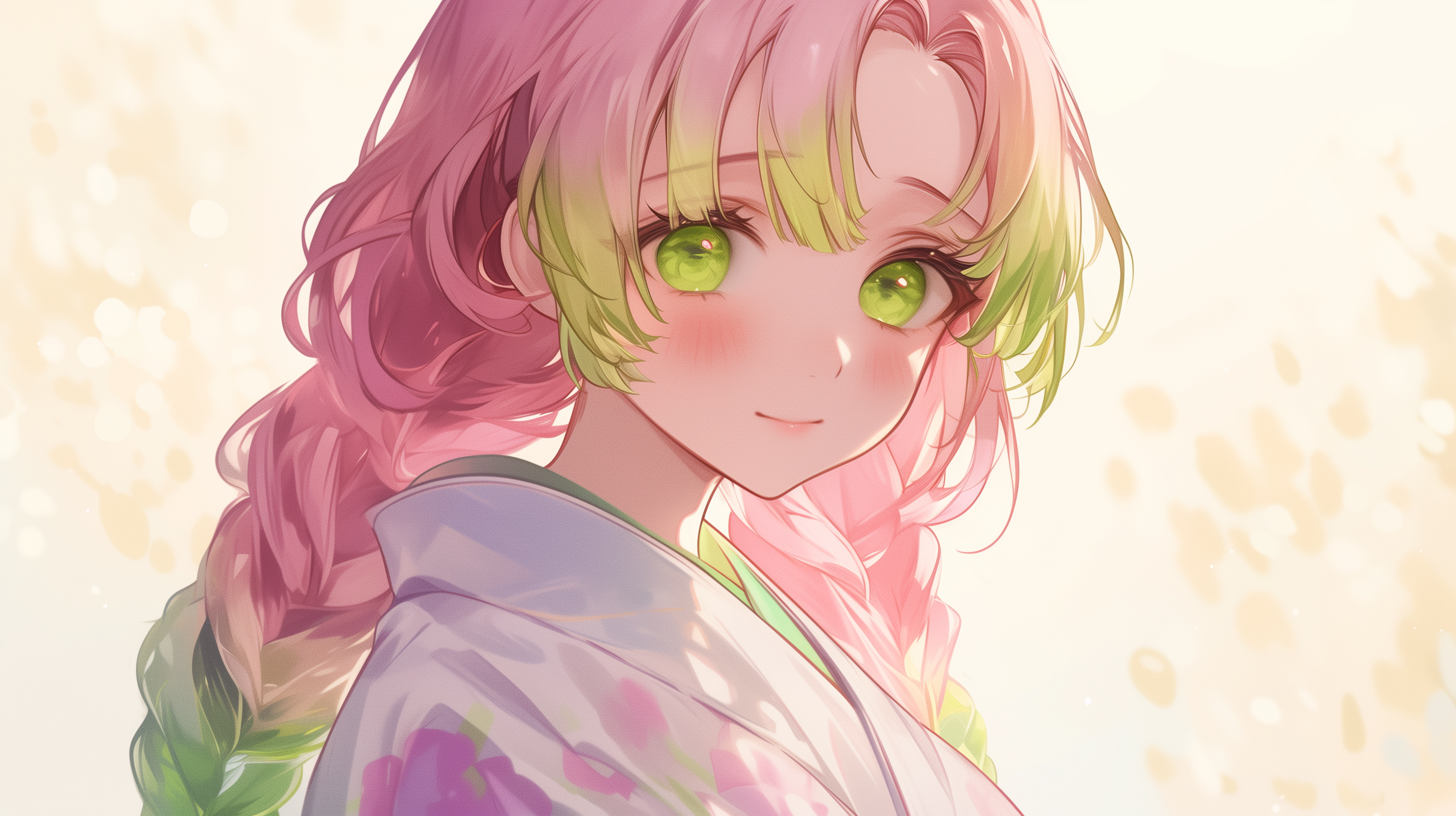 fond d'écran Mitsuri Kanroji ultrawide 2560x1080 téléchargement gratuit