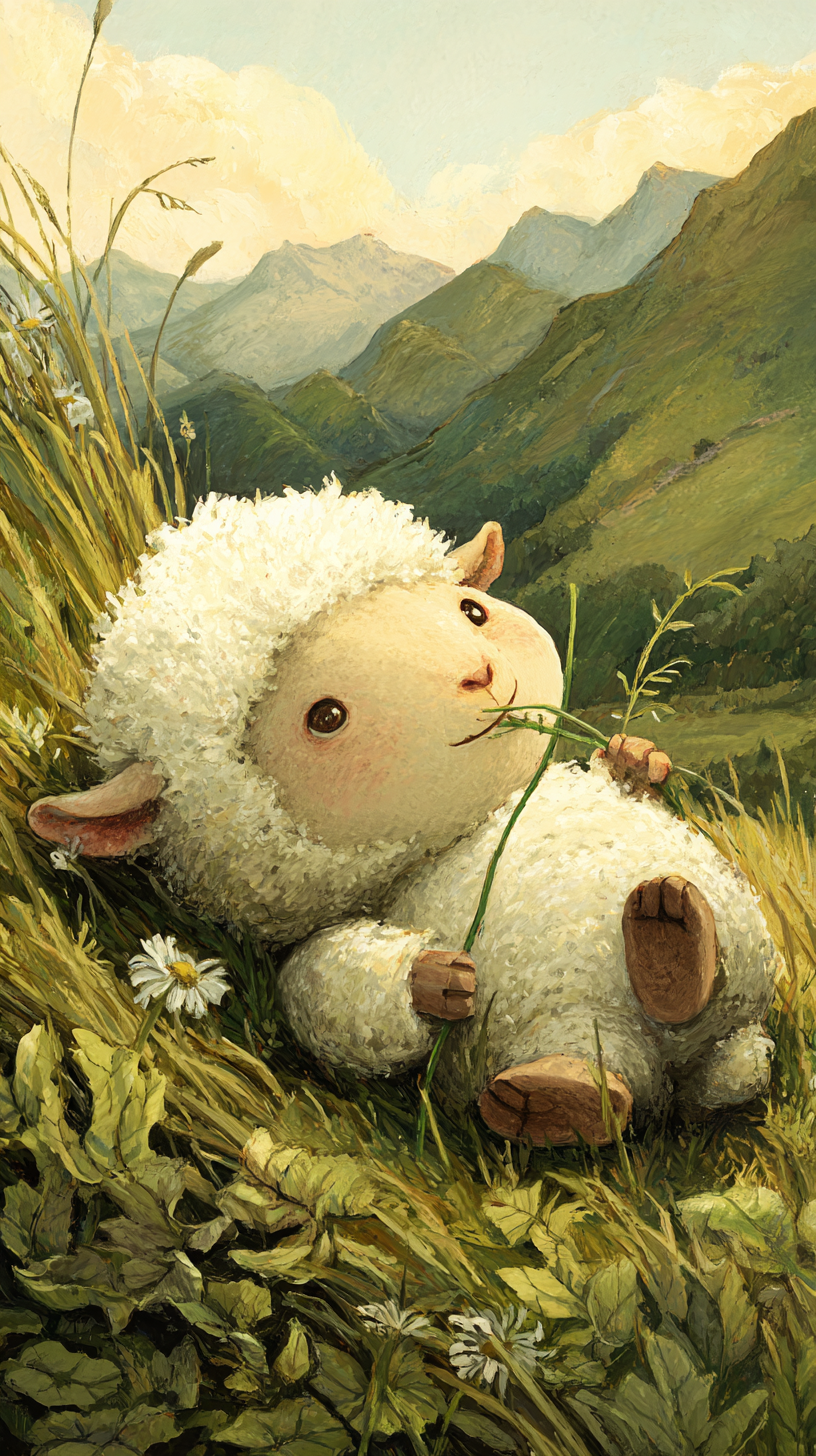 fond d'écran Mouton iphone 12 gratuit