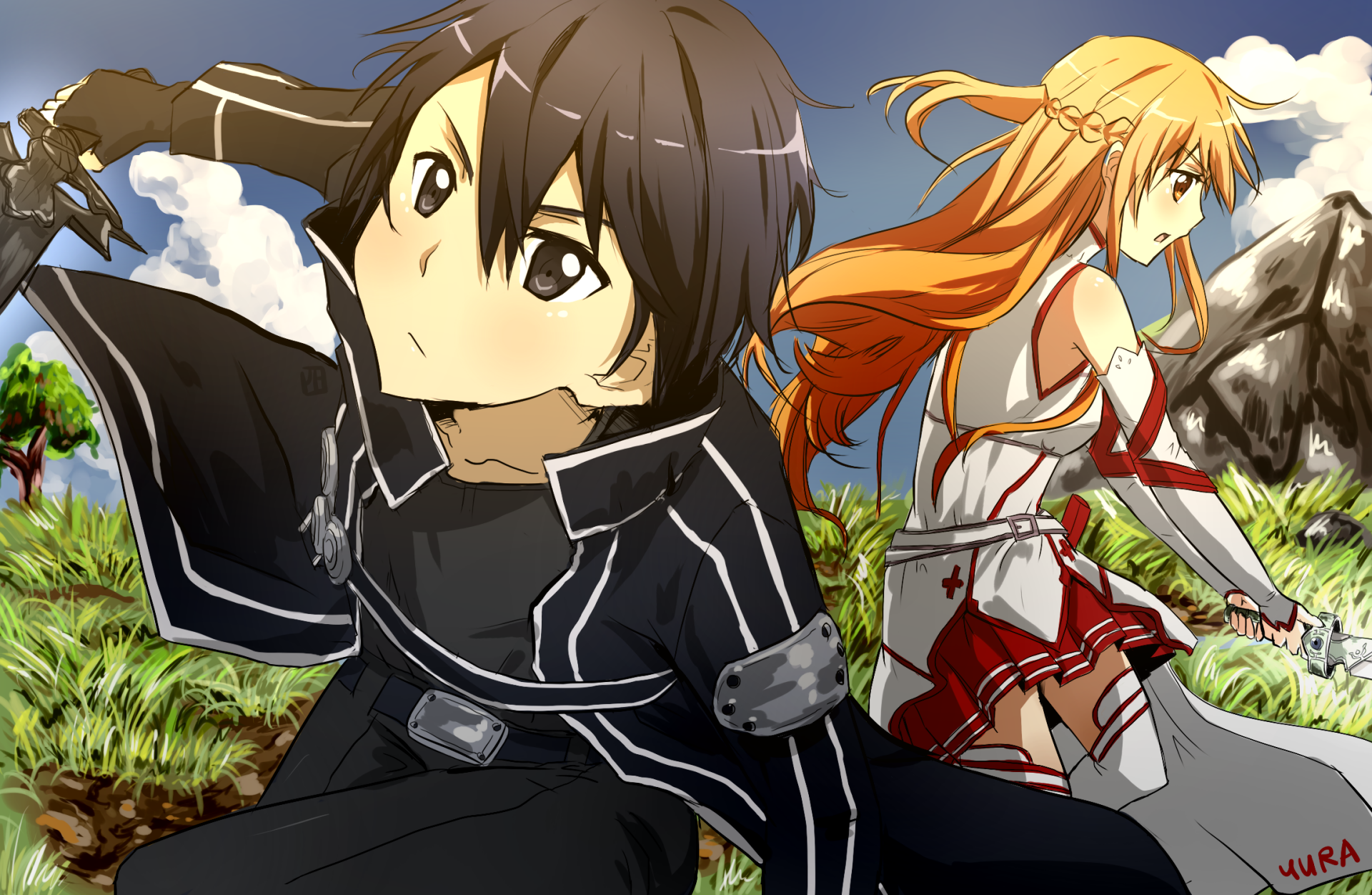 fond d'écran Sword Art Online ultra large téléchargement gratuit