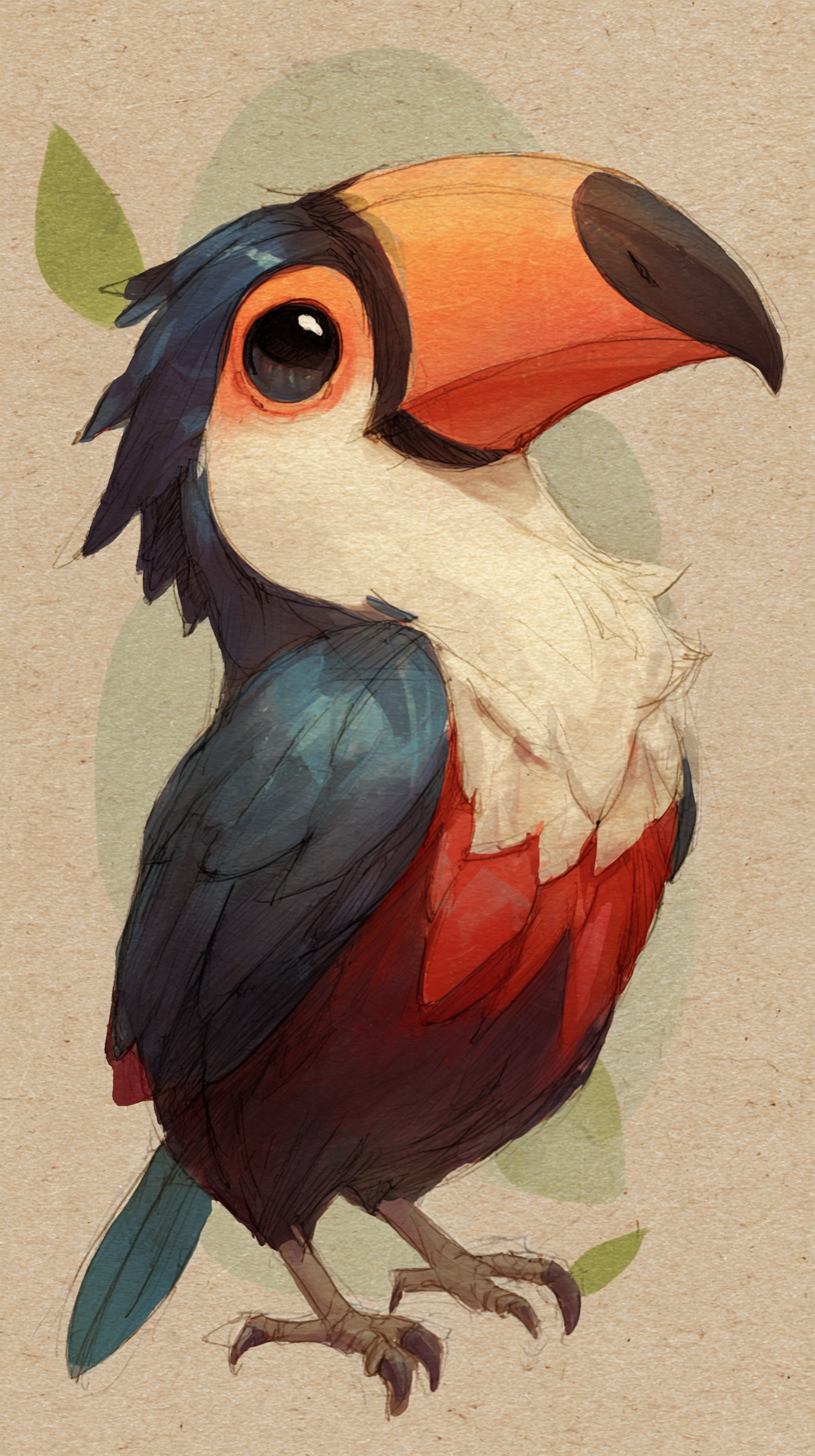 fond d'écran Toucan pour téléphone télécharger gratuit