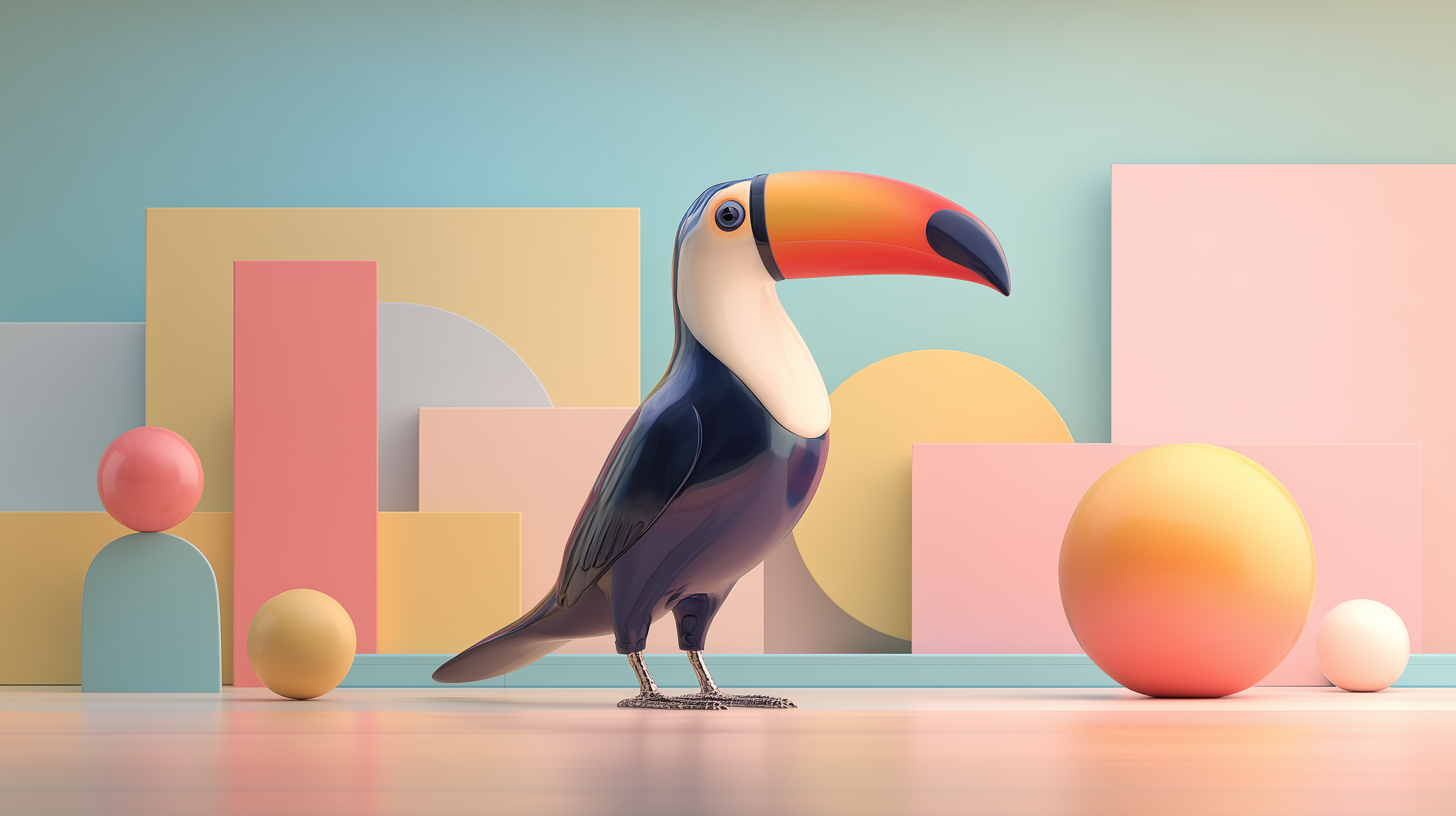 fond d'écran Toucan personnalisé téléchargement gratuit