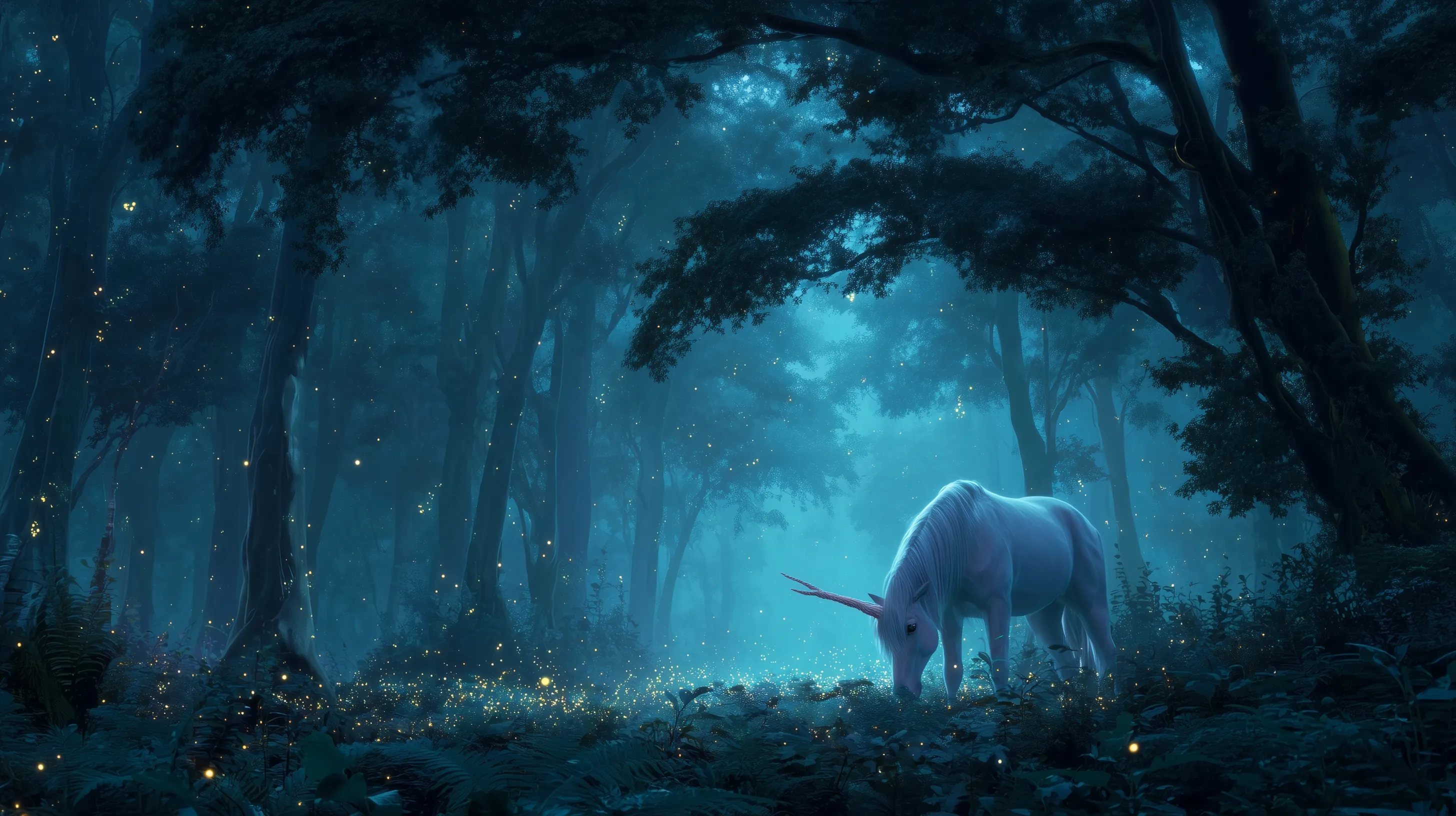 fond d'écran Licorne updated 2560x1440 téléchargement gratuit