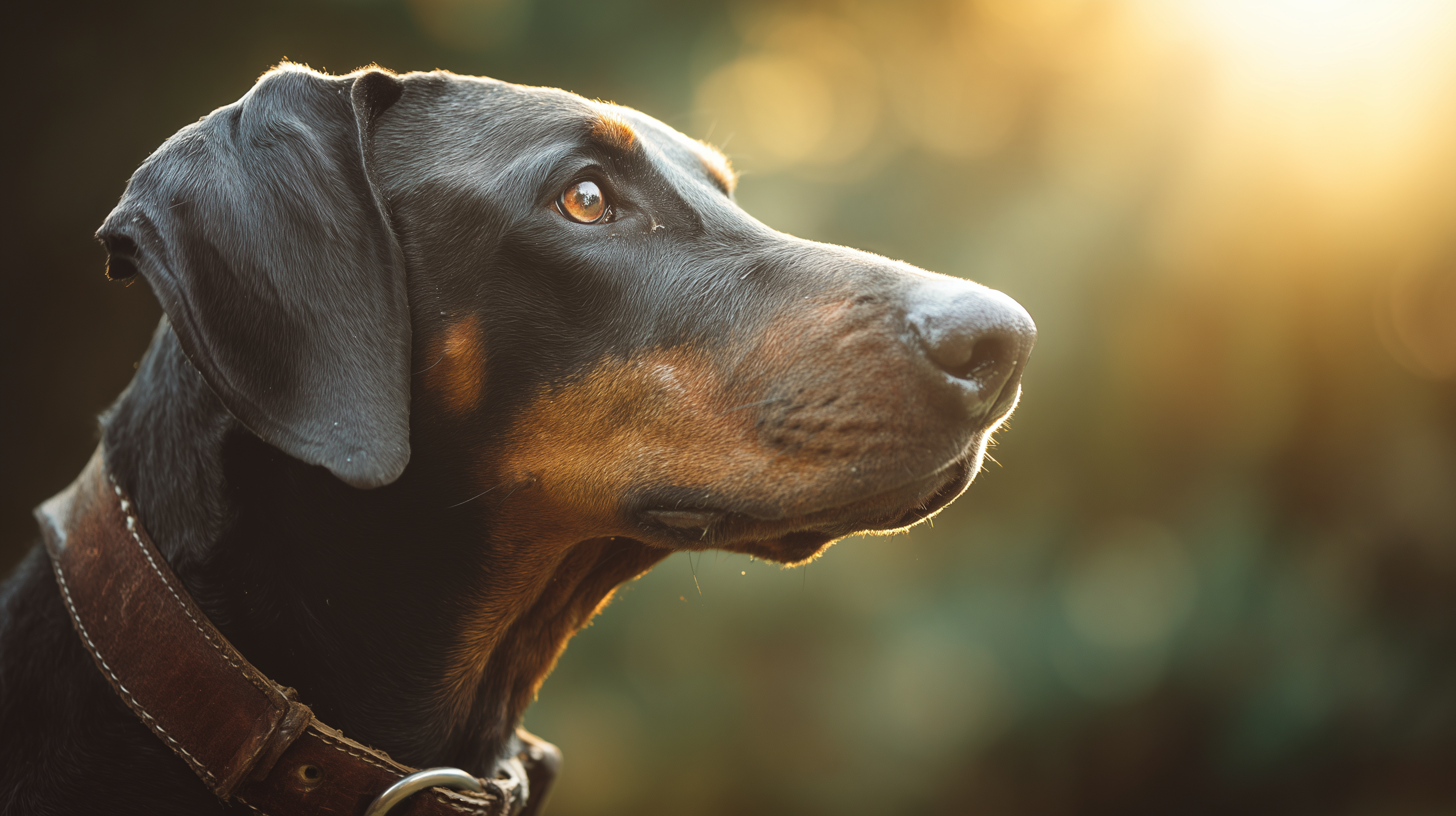 fond d'écran Doberman pc 1280x720 téléchargement gratuit