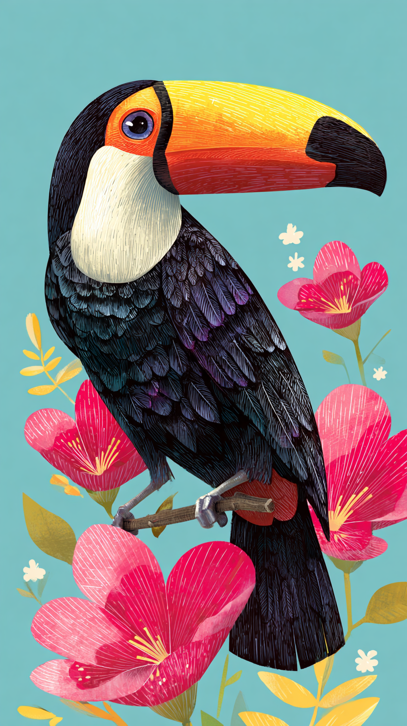 fond d'écran Toucan iphone gratuit