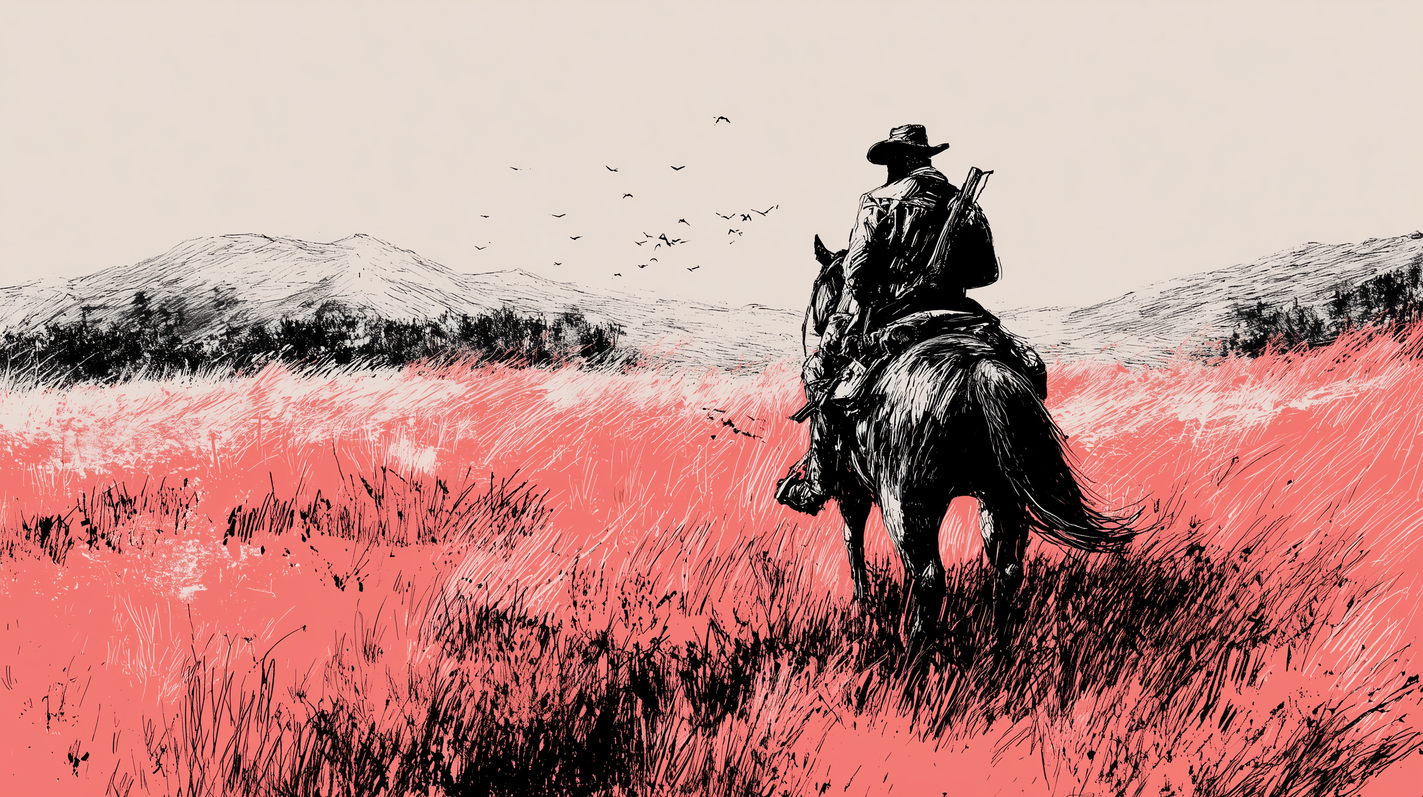 fond d'écran cowboy 4k pour pc téléchargement gratuit