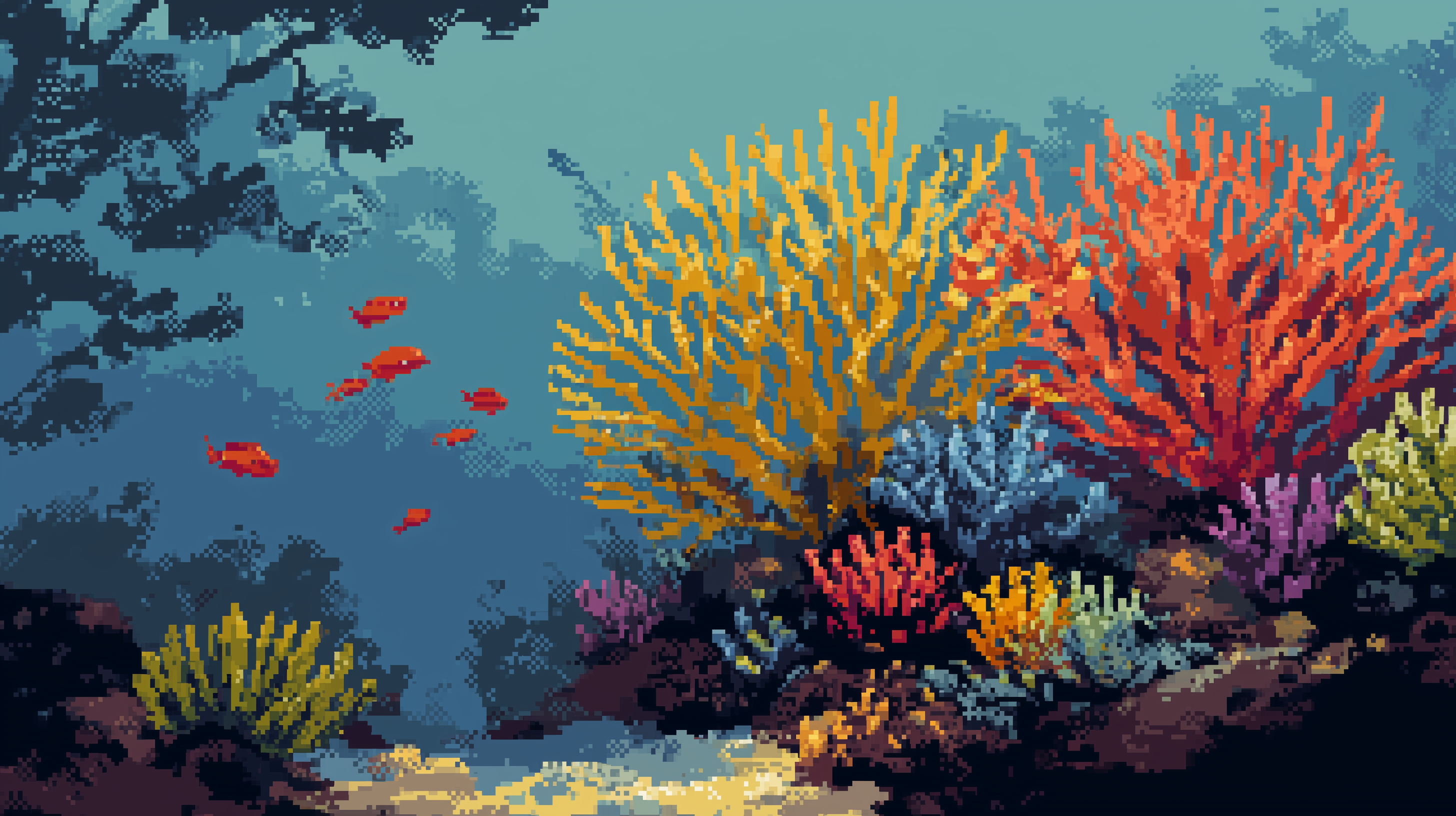 fond d'écran recif corail mac book pro téléchargement gratuit