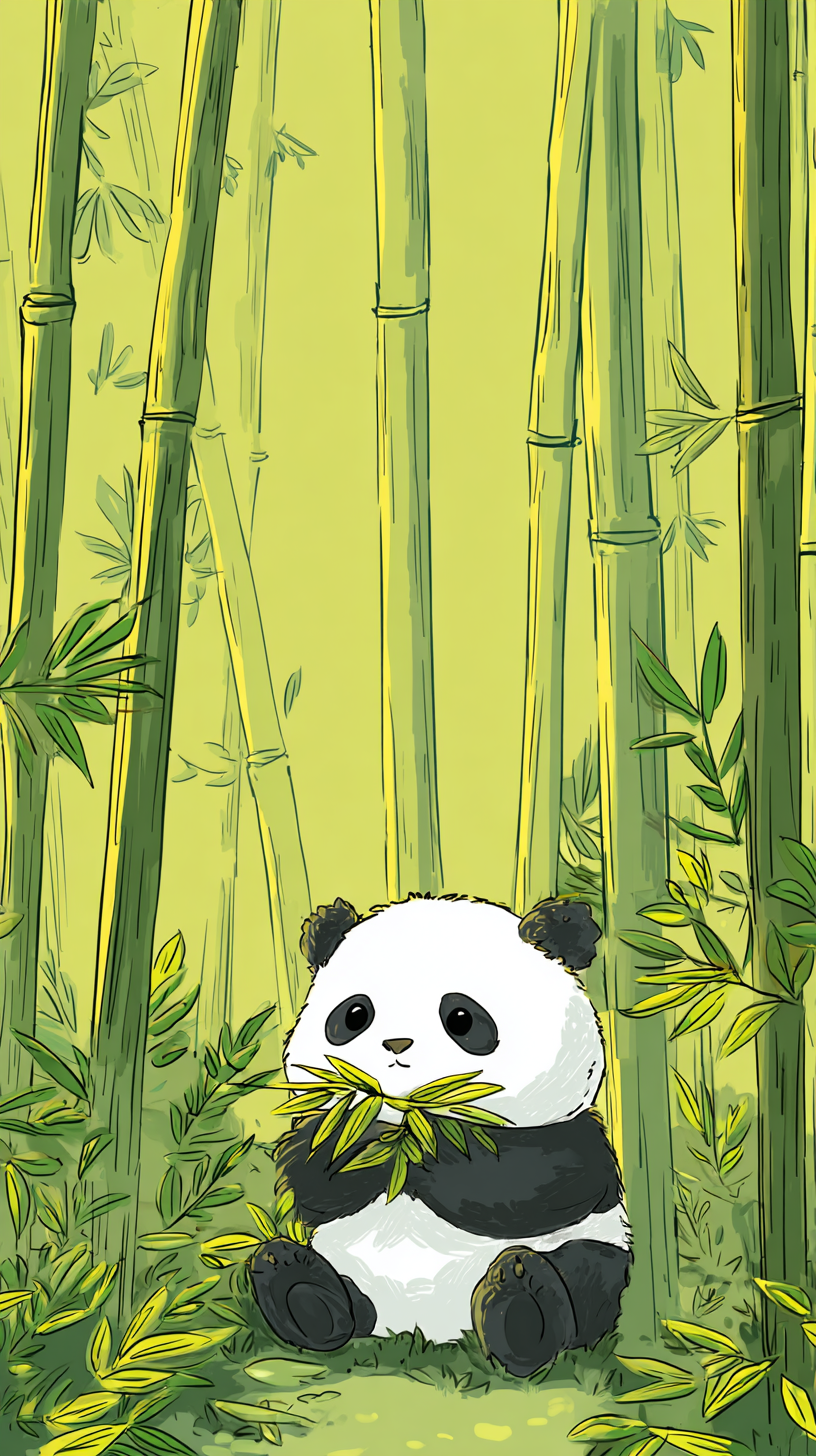 fond d'écran bambou xiaomi télécharger gratuit