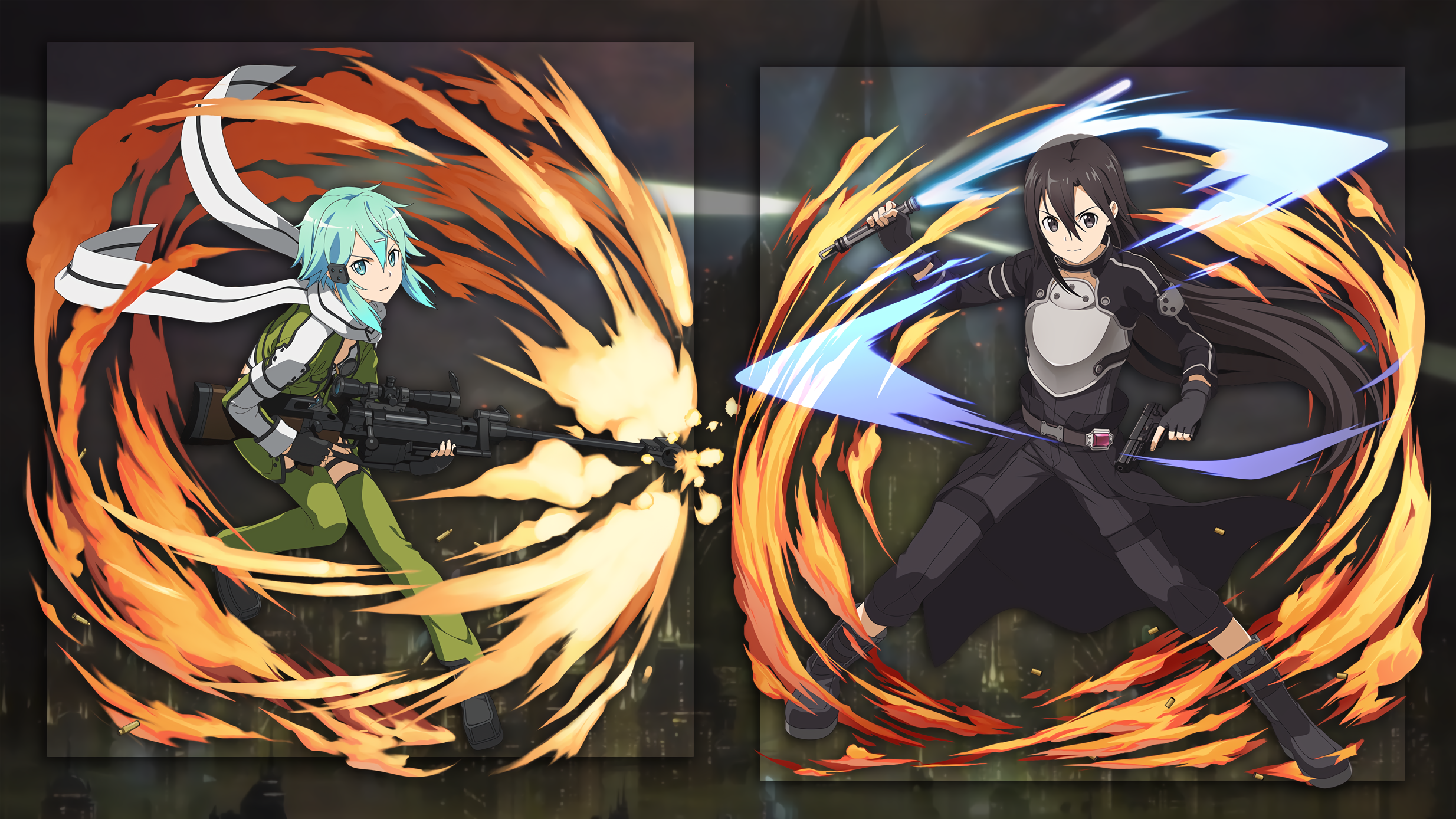 fond d'écran Sword Art Online 1920x1080 4k téléchargement gratuit